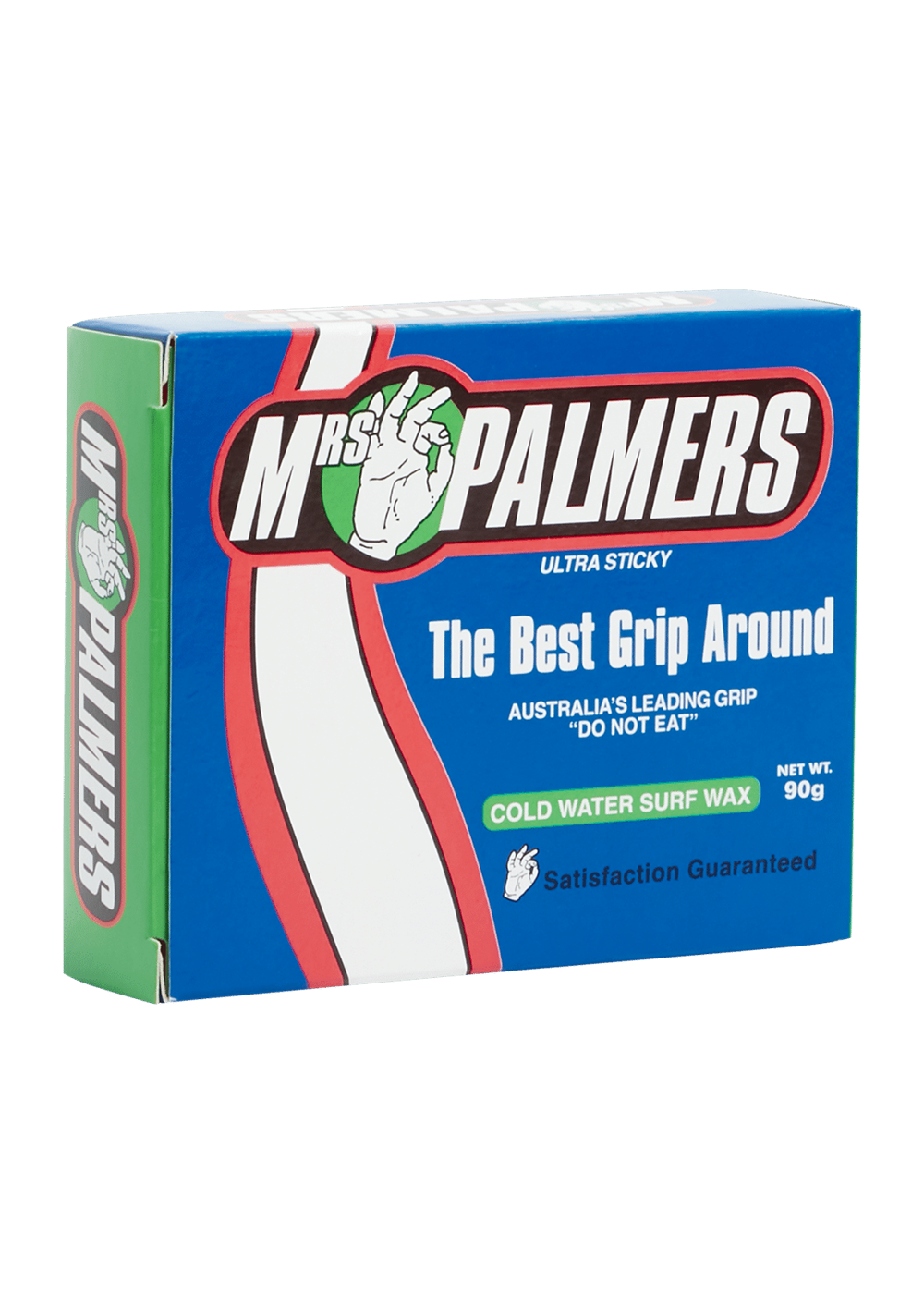 Mrs. Palmers Surfboard Wax for Cold Water - Non-Slip Grip for Surfing, Longboarding & Water Sports | Perfect for Winter Surfing & Cold Ocean Conditions
