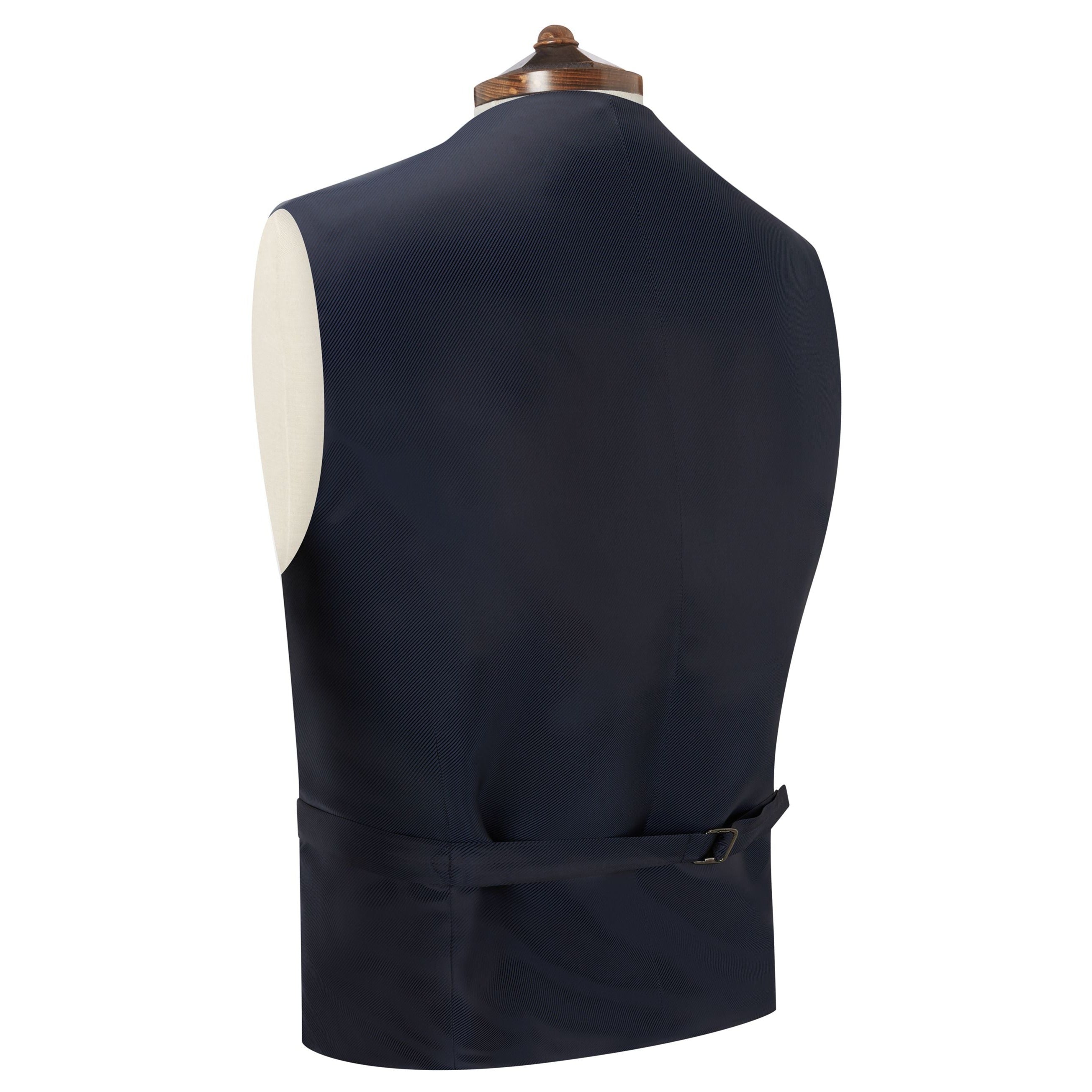 Stylish Hyde Navy and Pink Stripe Waistcoat for Men - Fashionable Formal & Casual Wear - Perfect for Weddings, Parties & Office Outfits