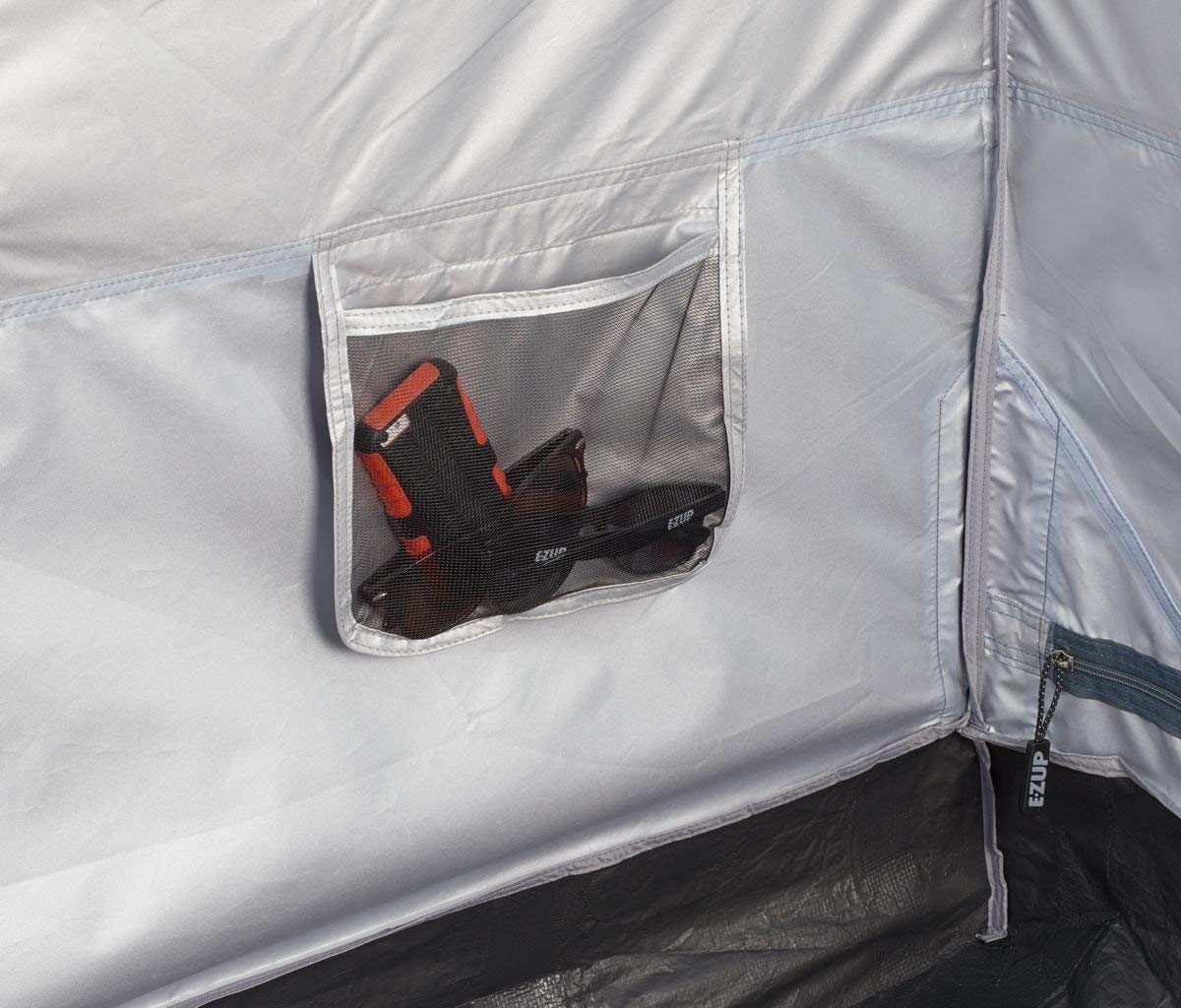 E-Z UP Camping Cube 6.4 – Convert 10' Straight Leg Canopy into Waterproof Camping Tent (Canopy/Shelter Not Included) – Perfect for Outdoor Camping, Beach Trips & Picnics