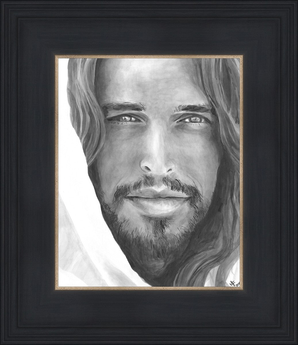 Jenny Fowler Christ Portrait - Religious Wall Art for Home Decor, Church & Office - Inspirational Christian Gift & Spiritual Decor