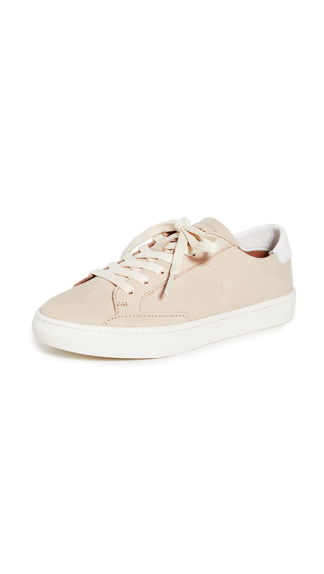 Soludos Women's Ibiza Classic Leather Sneakers - Comfortable Casual Shoes for Walking, Travel & Everyday Wear | Breathable & Lightweight White Leather Sneakers for Women