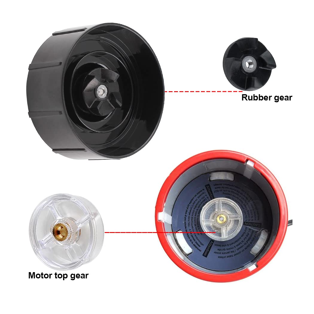 Magic Bullet Blender MB1001 Replacement Gears - Compatible Parts for Smooth Blending - Perfect for Smoothies, Shakes & Food Prep