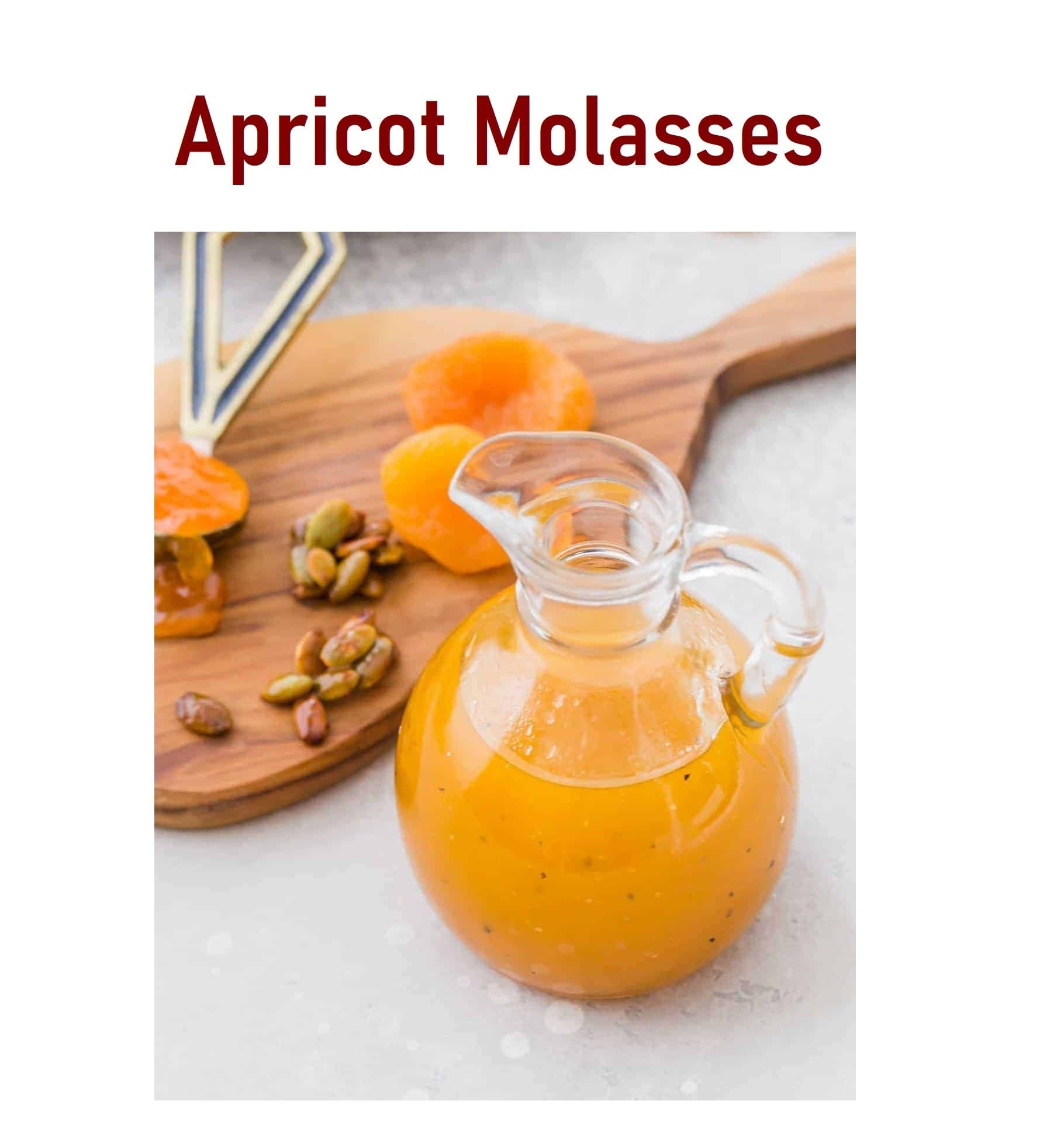 Organic Apricot Molasses - Pure, Natural & Delicious Fruit Syrup for Baking, Cooking & Healthy Snacks | Perfect for Pancakes, Yogurt & Desserts