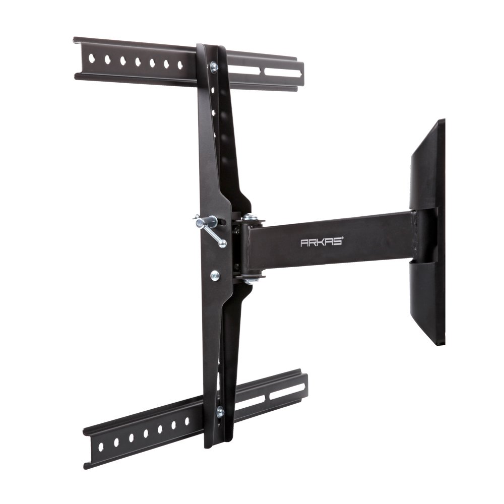 ARKAS LCW 165T MB Full Motion TV Wall Mount Bracket for 32-65 Inch Flat Screen TVs - Tilt, Swivel & Adjustable Arm - Perfect for Living Room, Bedroom or Home Theater Installation