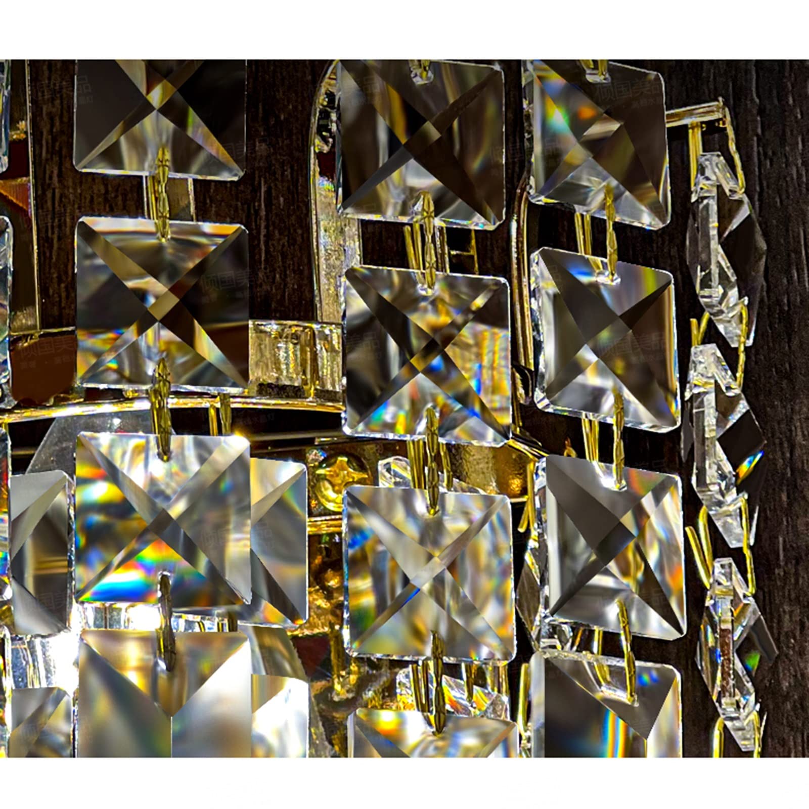 Luxury Crystal Wall Lamp - Elegant TV Background Light for Living Room & Corridor, Modern Wall Sconce Lighting Fixture | Perfect for Home Decor, Bedroom, Hallway & Hotel Ambiance