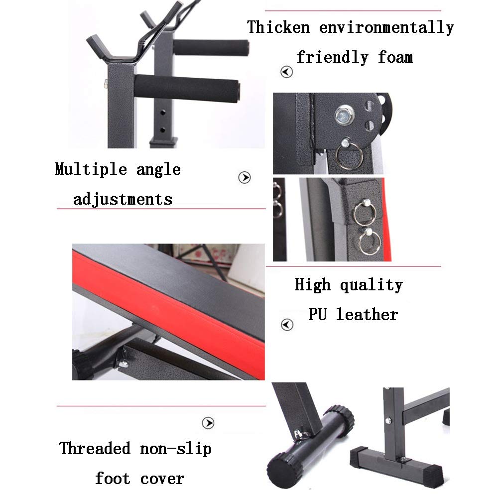 Professional Small Dumbbell Weight Bench - Multi-Function Adjustable Home Gym Equipment for Strength Training | Perfect for Home Workouts, Dumbbell Exercises & Supine Training