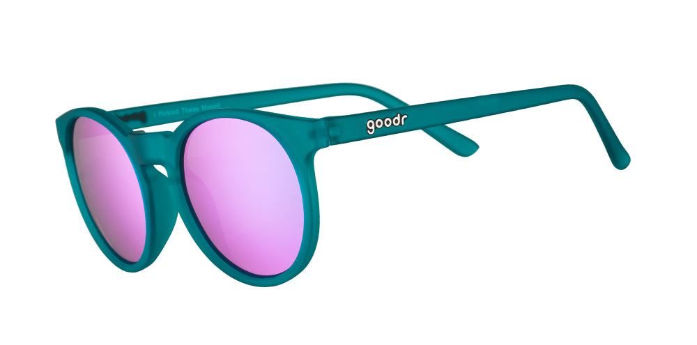 goodr Circle G Sunglasses - I Pickled These Myself - Polarized UV Protection for Running, Cycling & Outdoor Activities