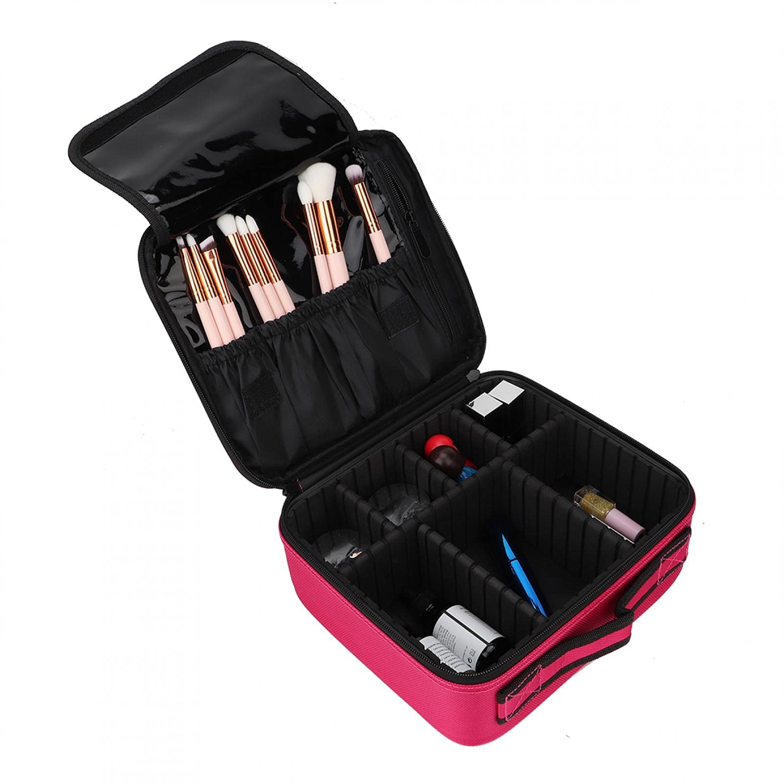 Set of 2 Durable Travel Makeup Bags - Large Capacity Waterproof Cosmetic Organizer for Women | Perfect for Vacation, Gym & Daily Use