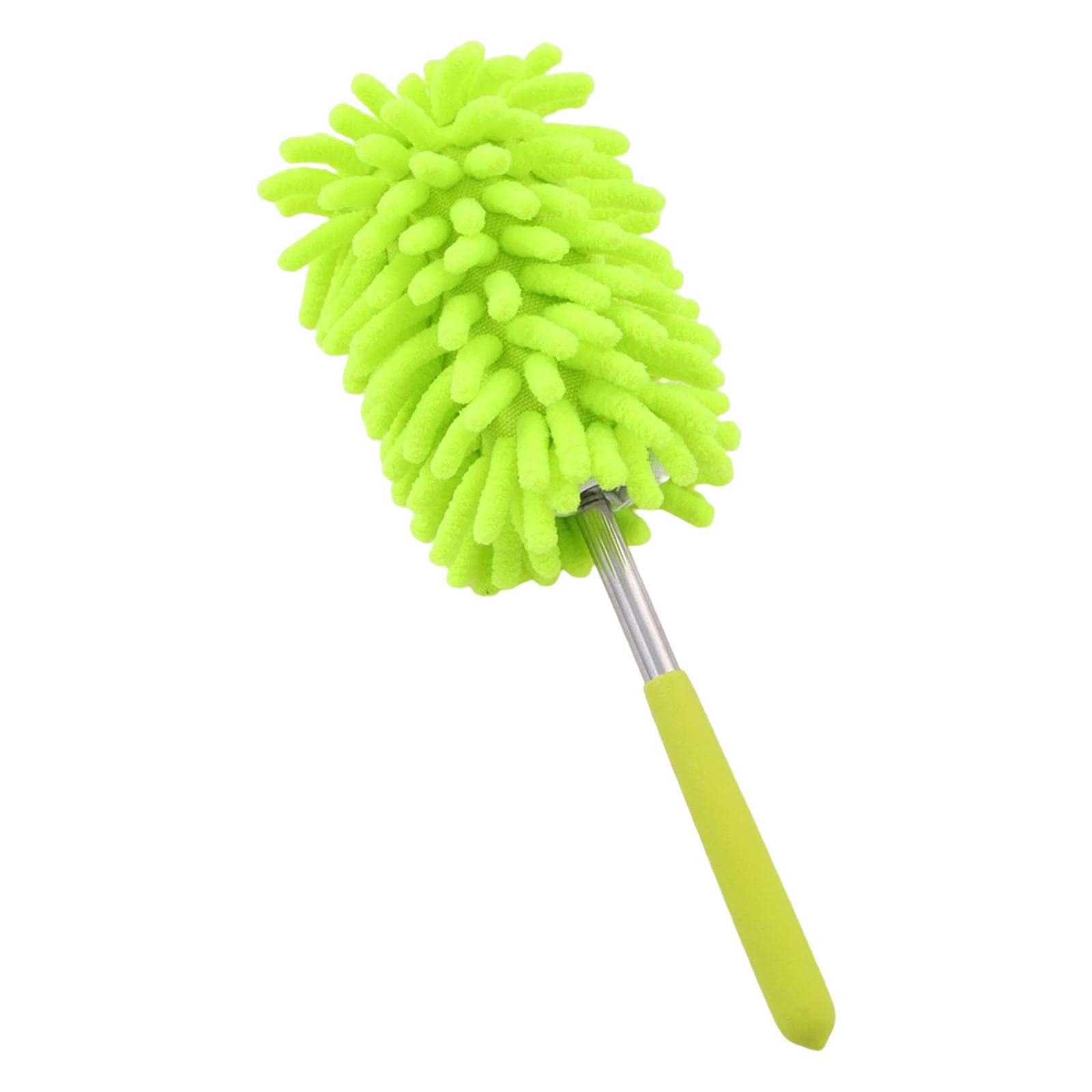 Bothyi Soft Dust Cleaning Brush - Gentle Household Cleaning Tool for Home, Car, Ceiling, Curtain & Kitchen - Perfect for Dusting Vehicles, Furniture & Hard-to-Reach Areas (Green)