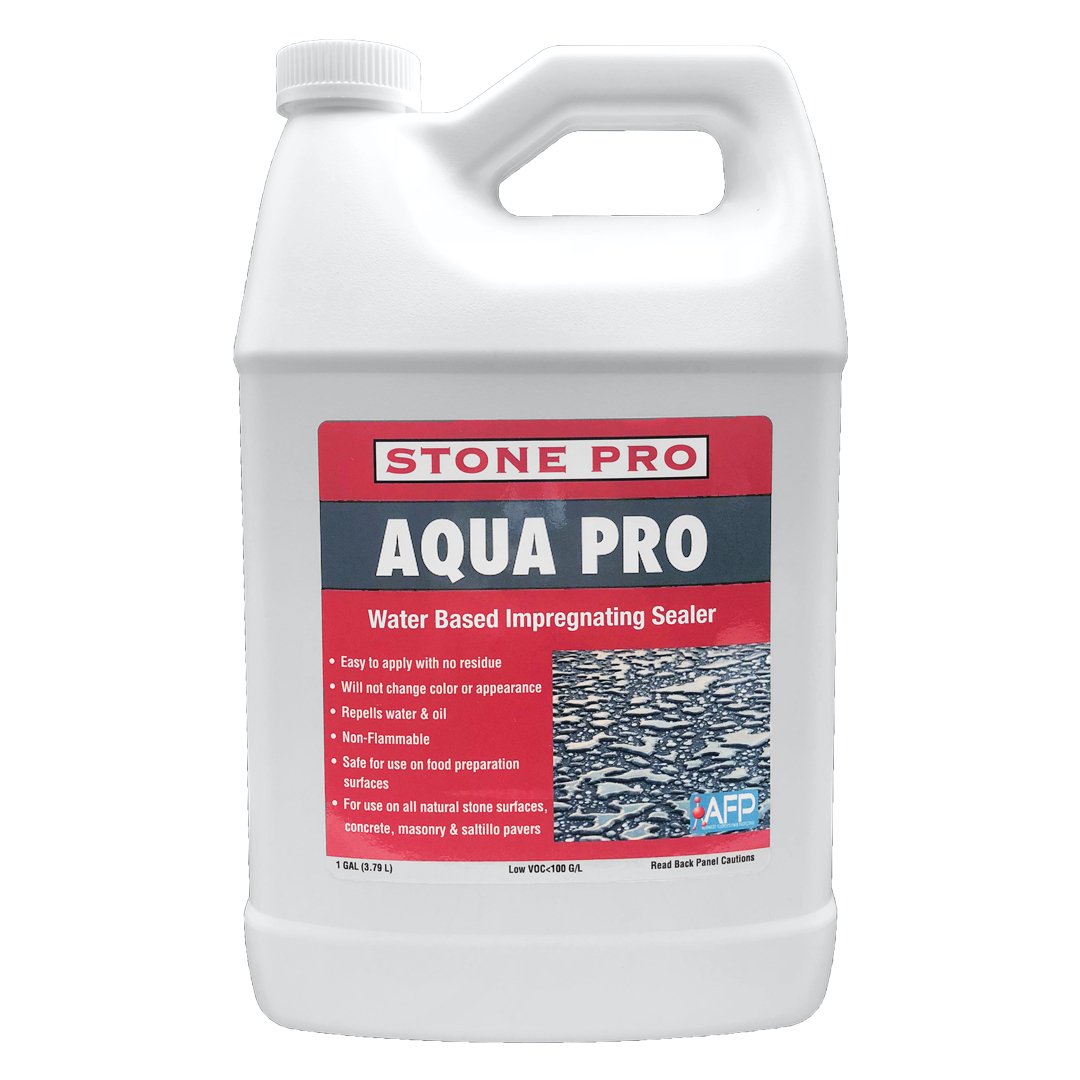 Aqua Pro All Purpose Water Based Impregnating Sealer for Concrete, Stone & Tile - Waterproof & Stain Resistant Sealer for Indoor & Outdoor Use