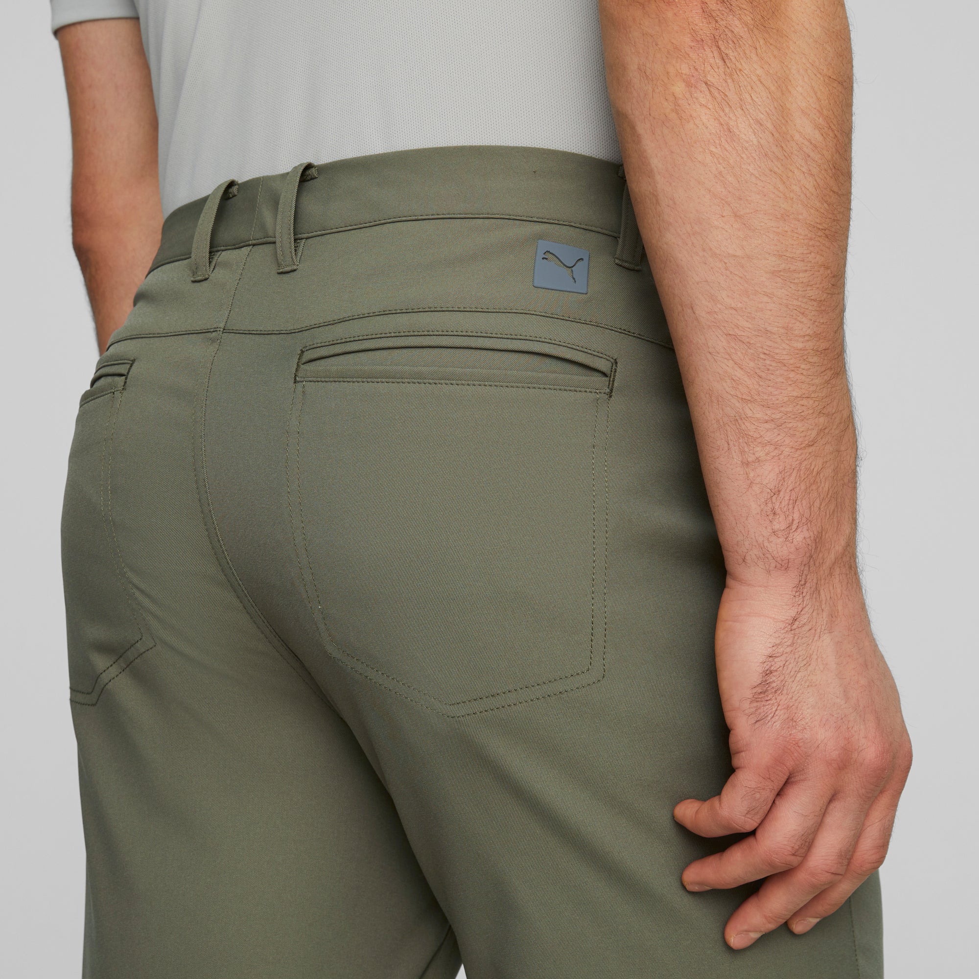 Men's 5-Pocket Golf Pants - Dark Sage Green | Comfortable Stretch Performance Trousers for Golfing & Casual Wear