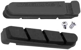 Jagwire Road Pro S Brake Inserts & Shoes - High-Performance Bicycle Brake Pads for Road Bikes | Perfect for Commuting, Racing & Long-Distance Cycling