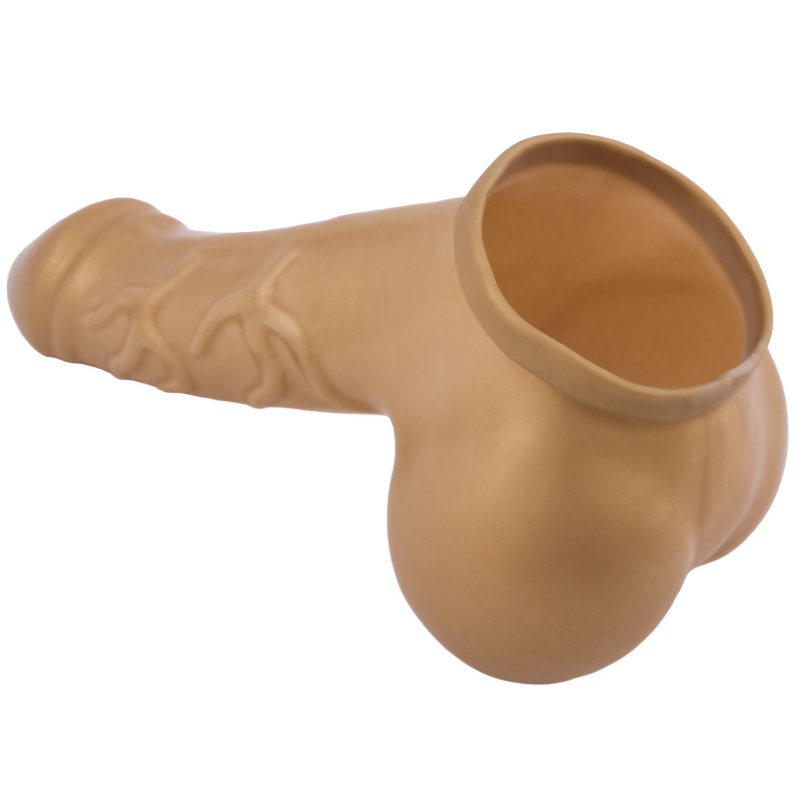 Premium Latex Penis Sheath - Permanent Condom Extender & Male Chastity Device | Long Cock Sleeve for Extended Pleasure & BDSM Play | Made in Berlin 