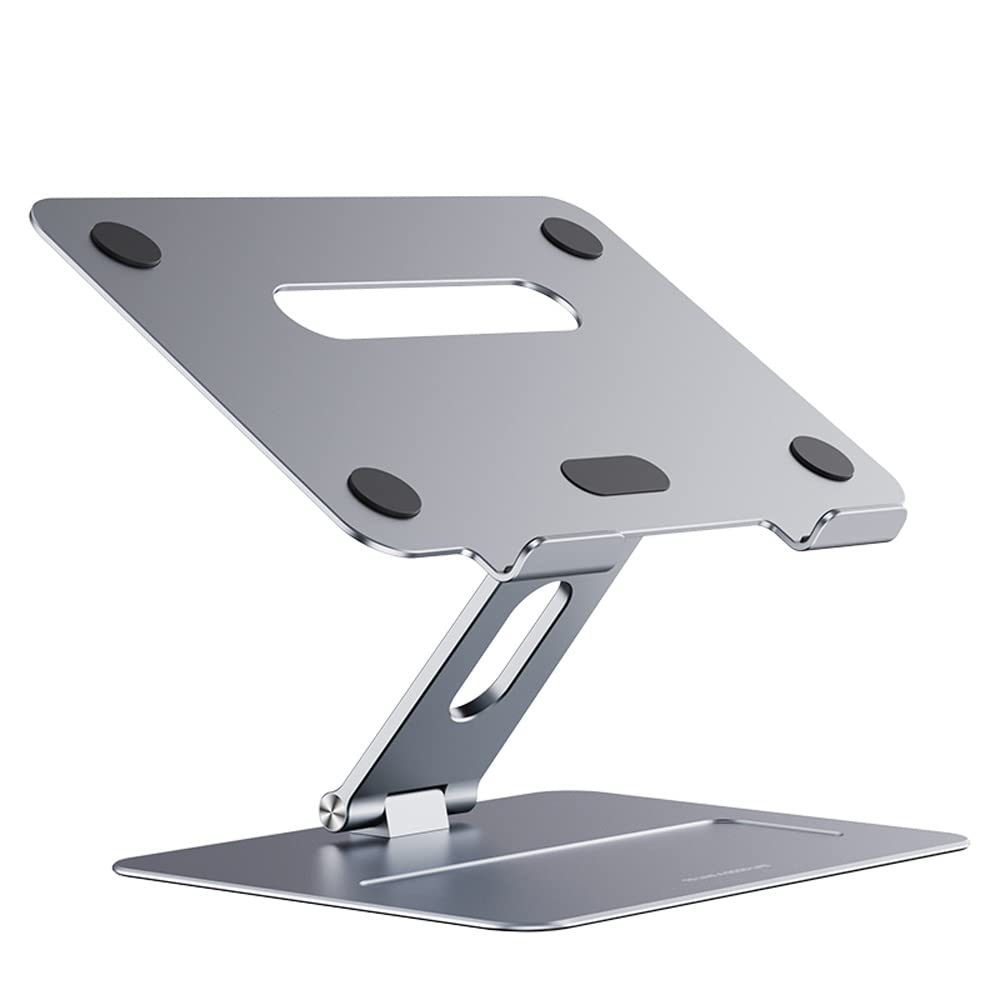 AZPINGPAN Dual-Axis Adjustable Laptop Stand | Portable Foldable Ergonomic Desktop Riser with Heat Dissipation | Aluminum Alloy Cooling Design for MacBook, iPad & Notebooks | Perfect for Home Office, Gaming & Workspace Setup