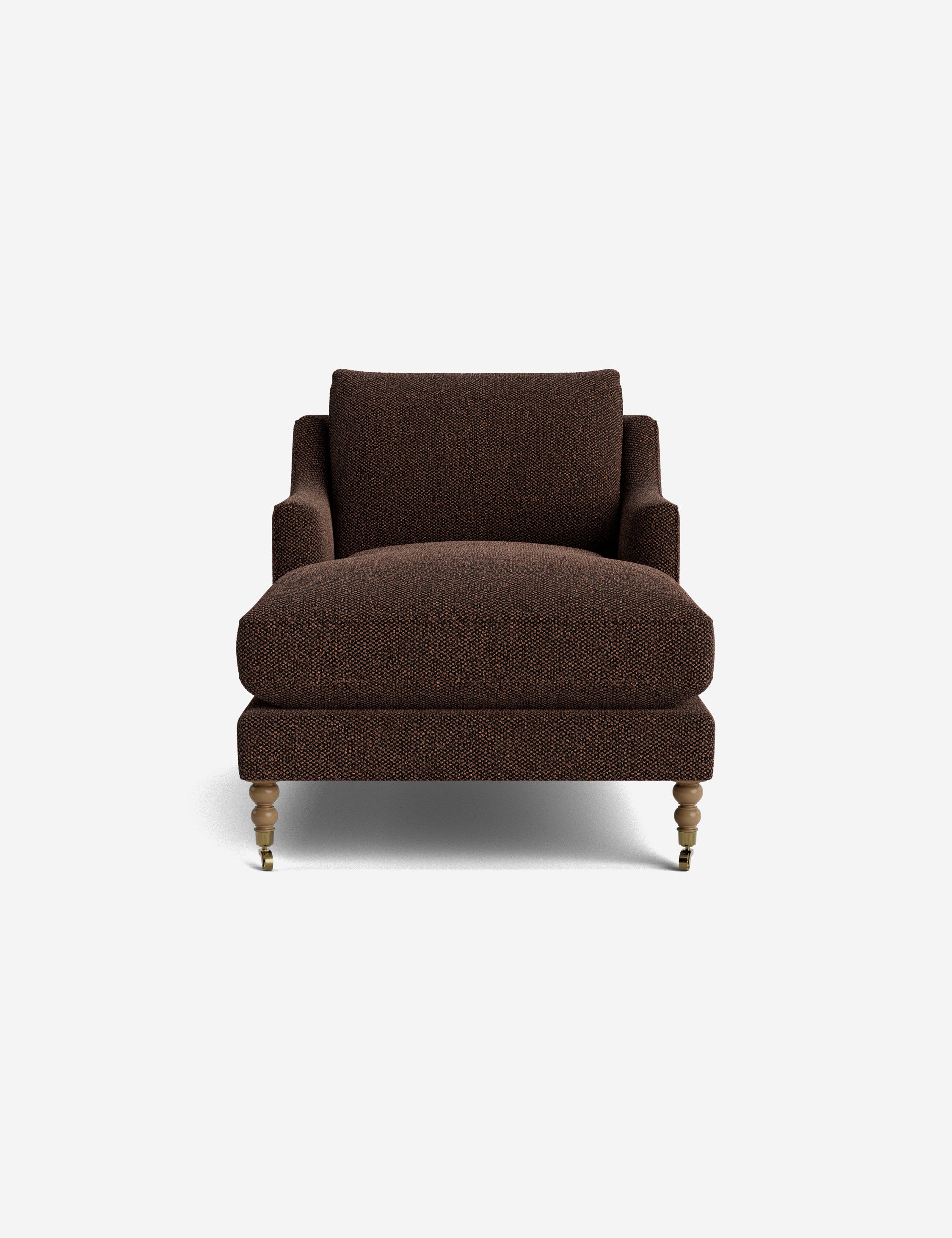 Fabienne Chaise Lounge Chair - Modern Accent Chair for Living Room, Bedroom & Office - Stylish Mid-Century Design with Wooden Legs - Perfect for Relaxing, Reading & Home Decor