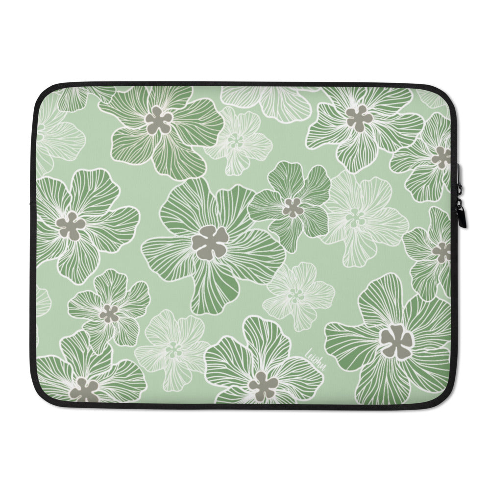 Premium Green Laptop Sleeve for MacBook & Windows Laptops - Lightweight Protective Case for 13-15 Inch Notebooks - Perfect for Work, Travel & School