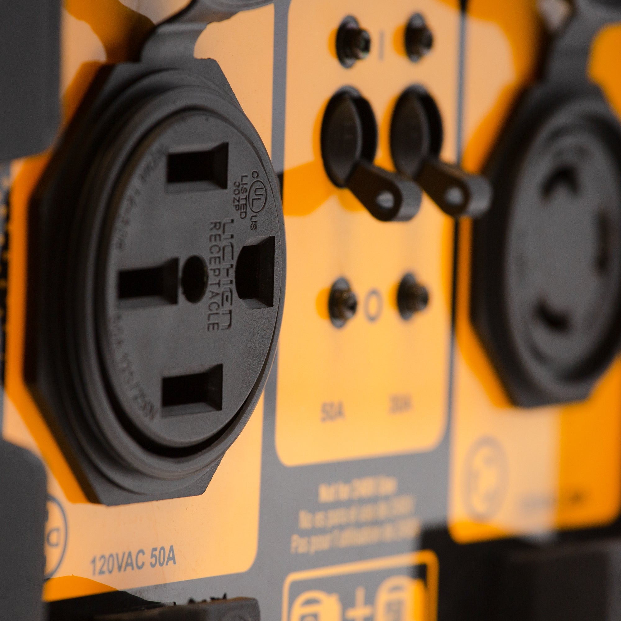 50A Portable Generator Parallel Kit for Dual Power Output - Perfect for Camping, RV Trips & Emergency Backup Power