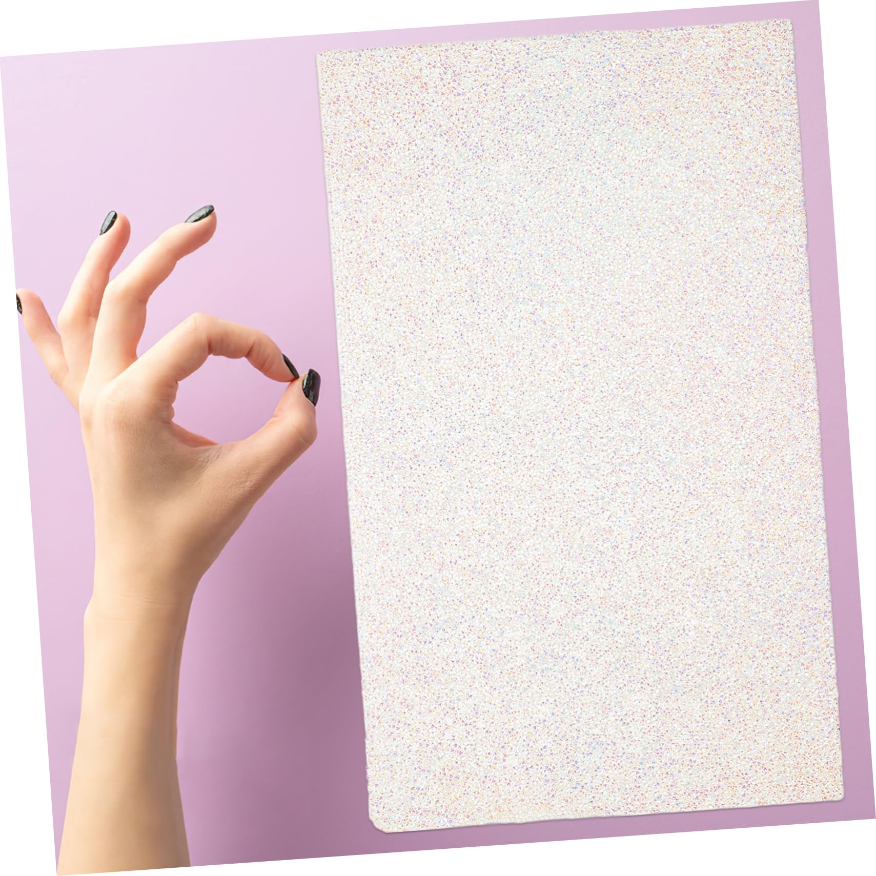 Sparkling Diamond Nail Art Table Mat - Waterproof & Non-Slip Nail Tech Mat for Salon, Manicure, Pedicure | Perfect for Nail Artists & DIY Home Nail Care