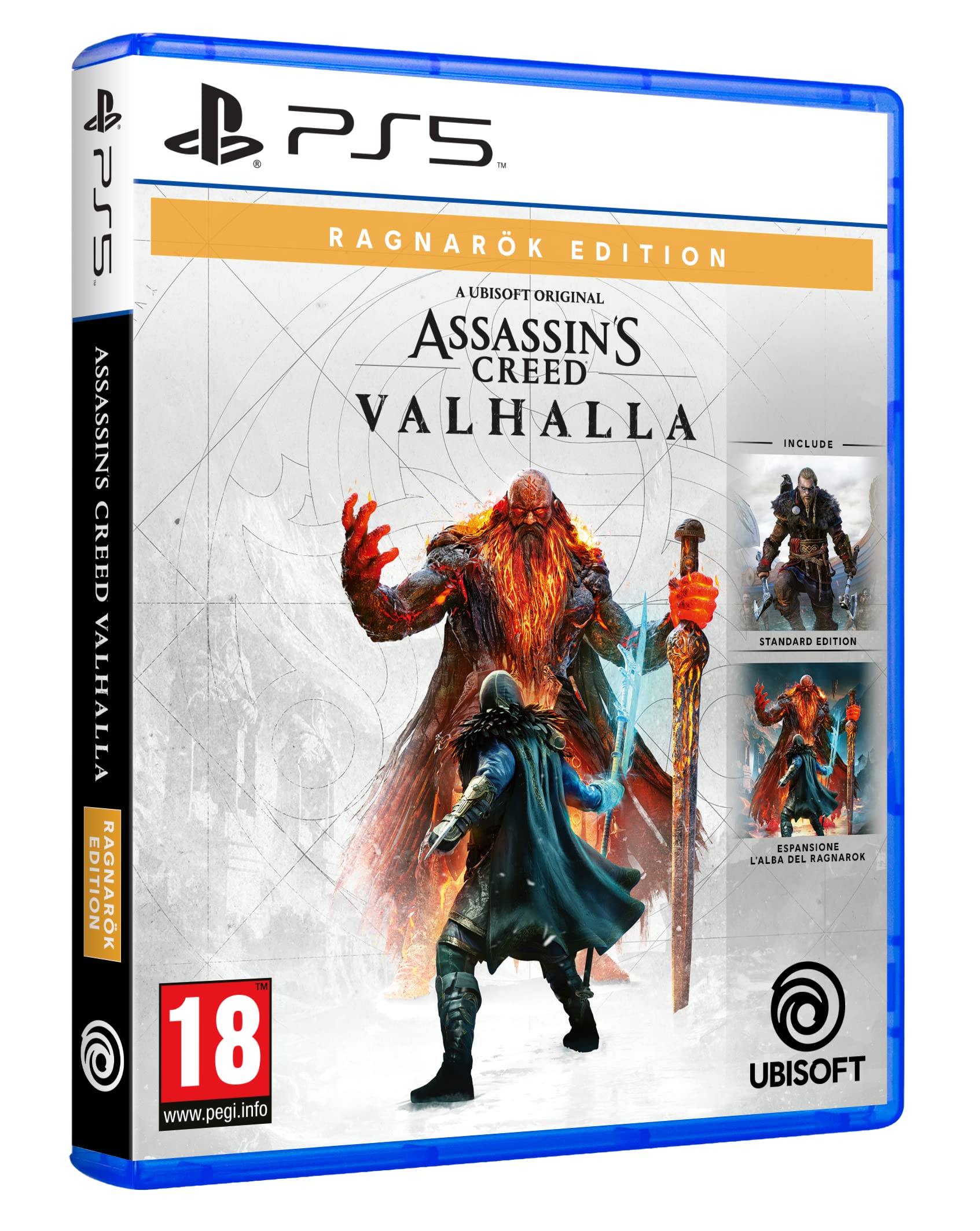 Assassin's Creed Ragnarok Edition for PS5 - Viking Adventure Game with Open World Exploration | Perfect for Action RPG Fans & Norse Mythology Enthusiasts