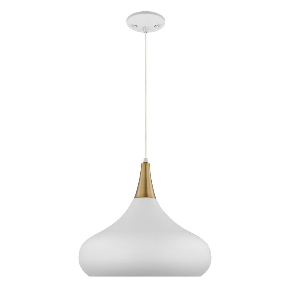 Nuvo Phoenix Mid-Century Modern 1 Light Large Pendant Light Fixture - 16.13