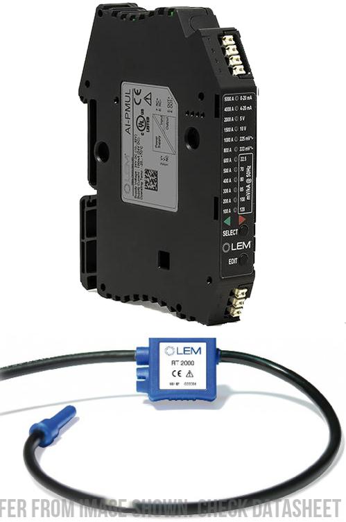 ART B22 D175 SP3 + AI P1A Single Phase Rogowski Coil Set - Class 1, 1 Amp AC Current Sensor with High Sensitivity & Wide Measurement Range (17.5cm Diameter) - Perfect for Power Monitoring, Energy Management & Electrical Testing