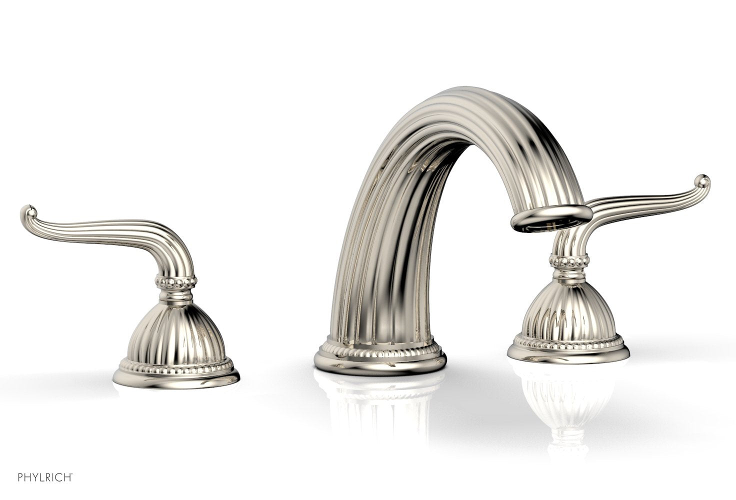 GEORGIAN & BARCELONA Deck Tub Set with Lever Handles K1141P - Modern Bathroom Faucet for Outdoor Deck, Patio or Garden
