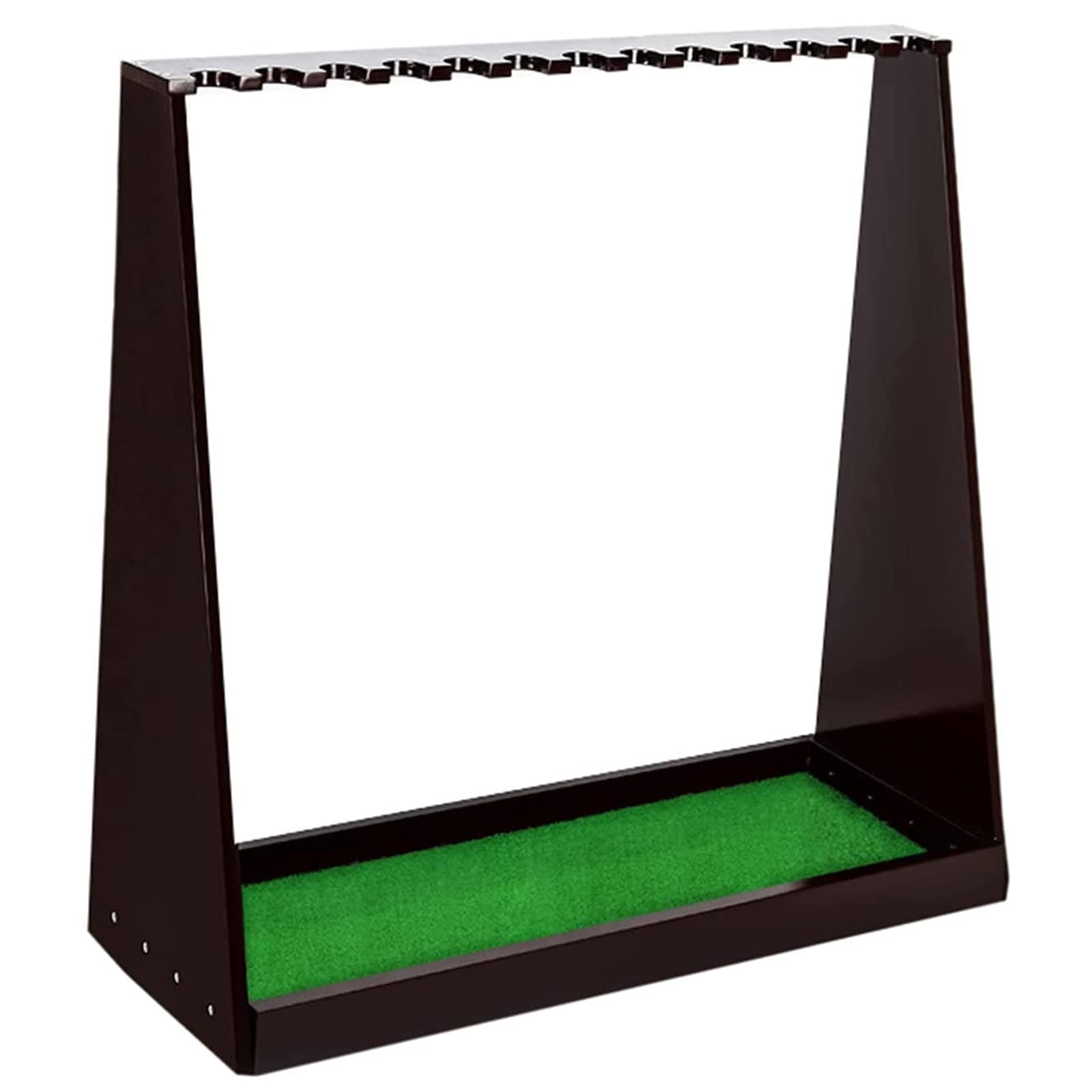 Wooden Golf Club Organizer - 13 Hole Golf Club Rack Stand Holder for Driving Range & Simulator | Perfect for Home, Golf Simulator Setup & Club Storage