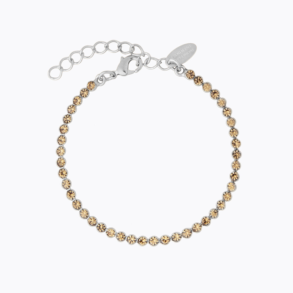 Stylish Siri Bracelet with Genuine Light Colorado Topaz Gemstone - Perfect for Casual Wear, Parties & Gifts