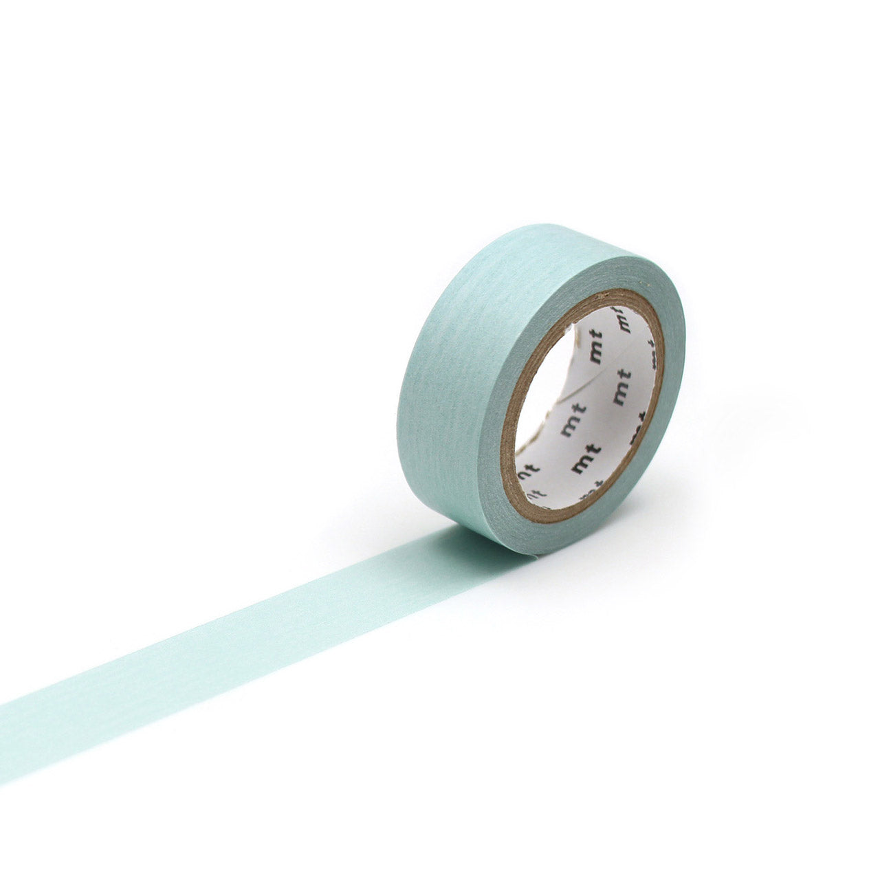 Pastel Turquoise Washi Tape - Decorative Japanese Paper Tape for Scrapbooking, Journaling, Gift Wrapping & DIY Crafts (Single Roll)
