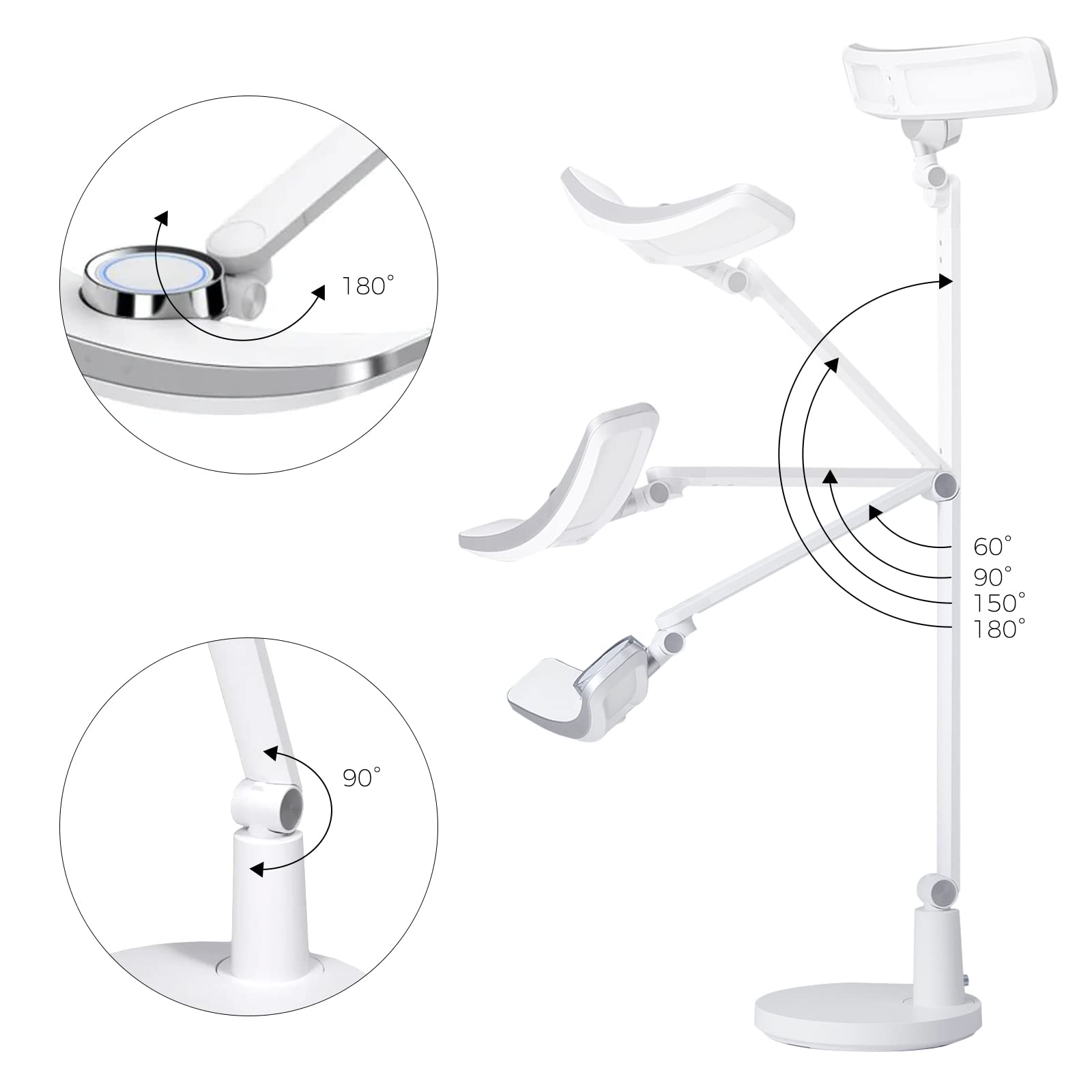 Eye-Care eReading Desk Lamp with Auto-Dimming, CRI 97 & Adjustable Color Temperature - 51