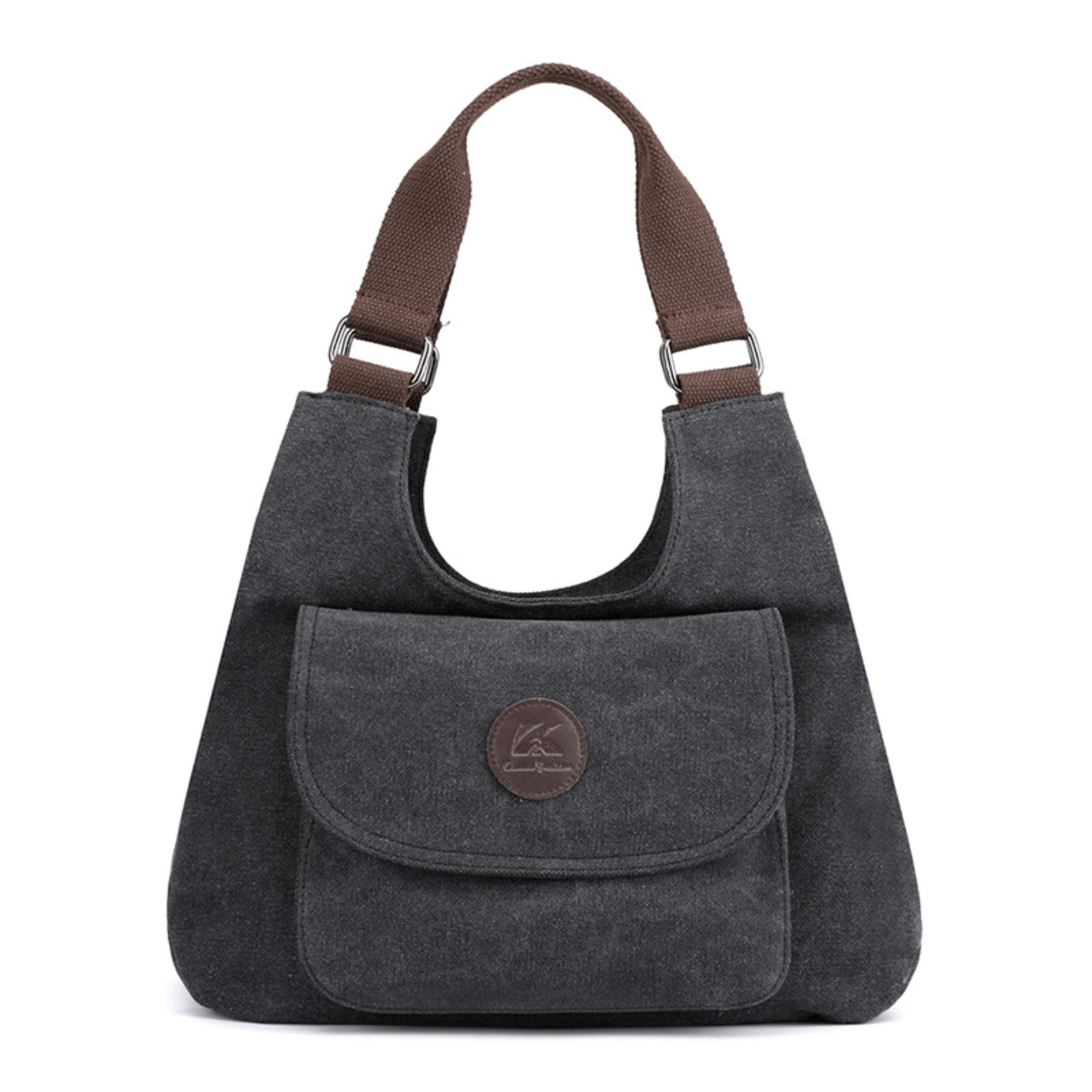 Stylish Canvas Messenger Bag for Women - Vintage Retro Shoulder Handbag, Casual Briefcase & Backpack Alternative - Perfect for Work, Travel & Daily Use