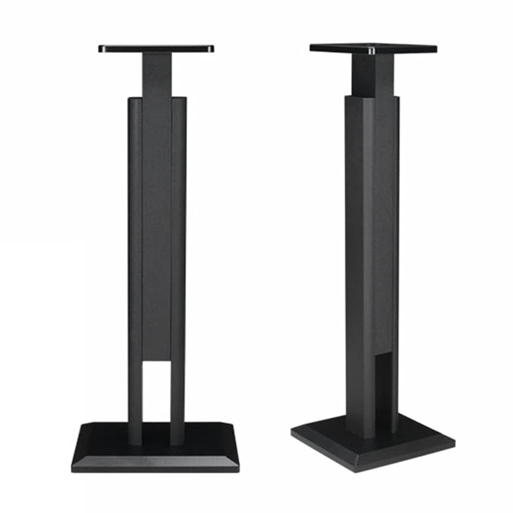 Premium Wooden Speaker Stand - Adjustable Height Floor Shelf for Surround Sound Systems | Perfect for Home Theater, Music Studios & Living Room Audio Setups