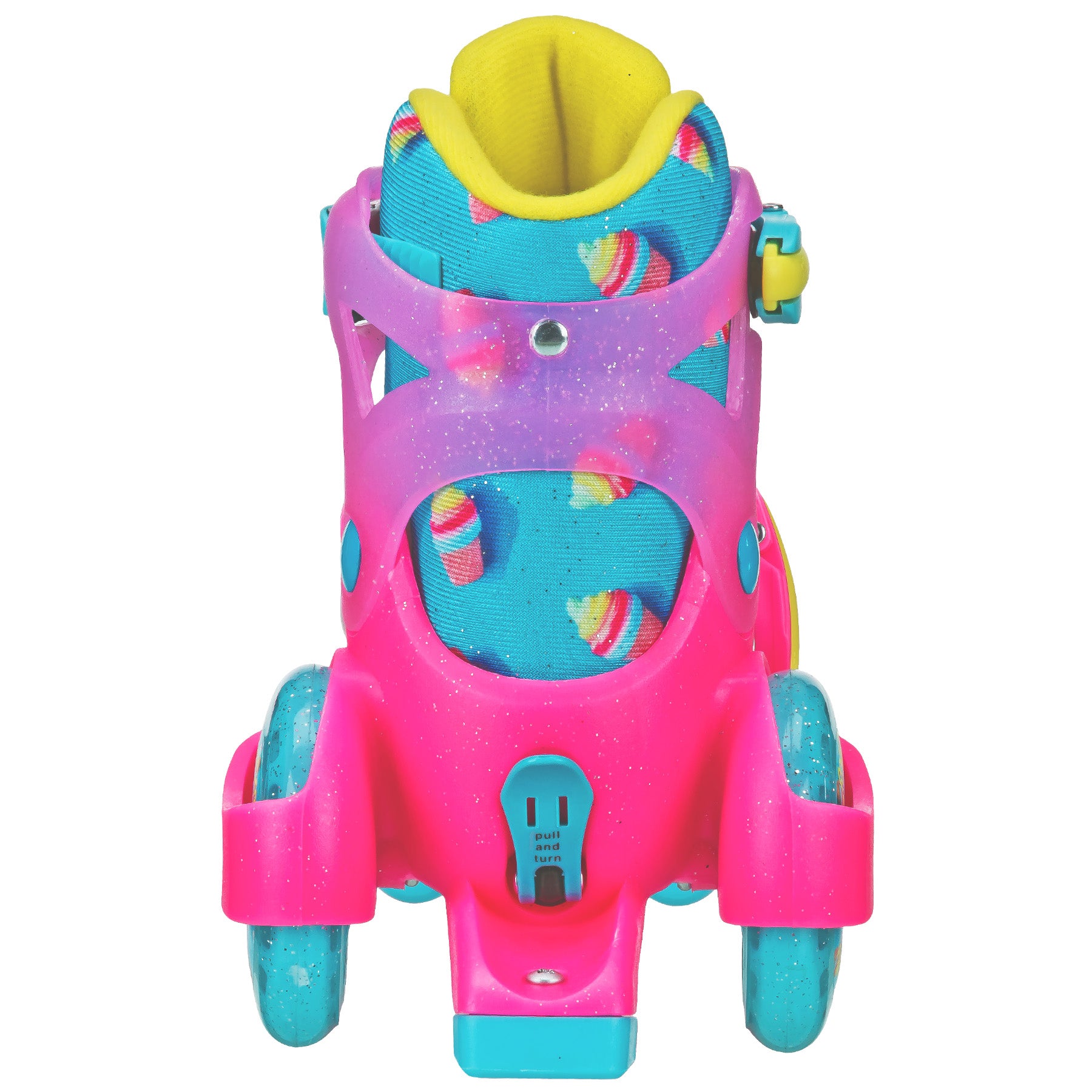 Adjustable Roller Skates for Girls - Fun Roll Jr with Light-Up Wheels - Perfect for Outdoor Skating, Birthday Gifts & Roller Rink Fun