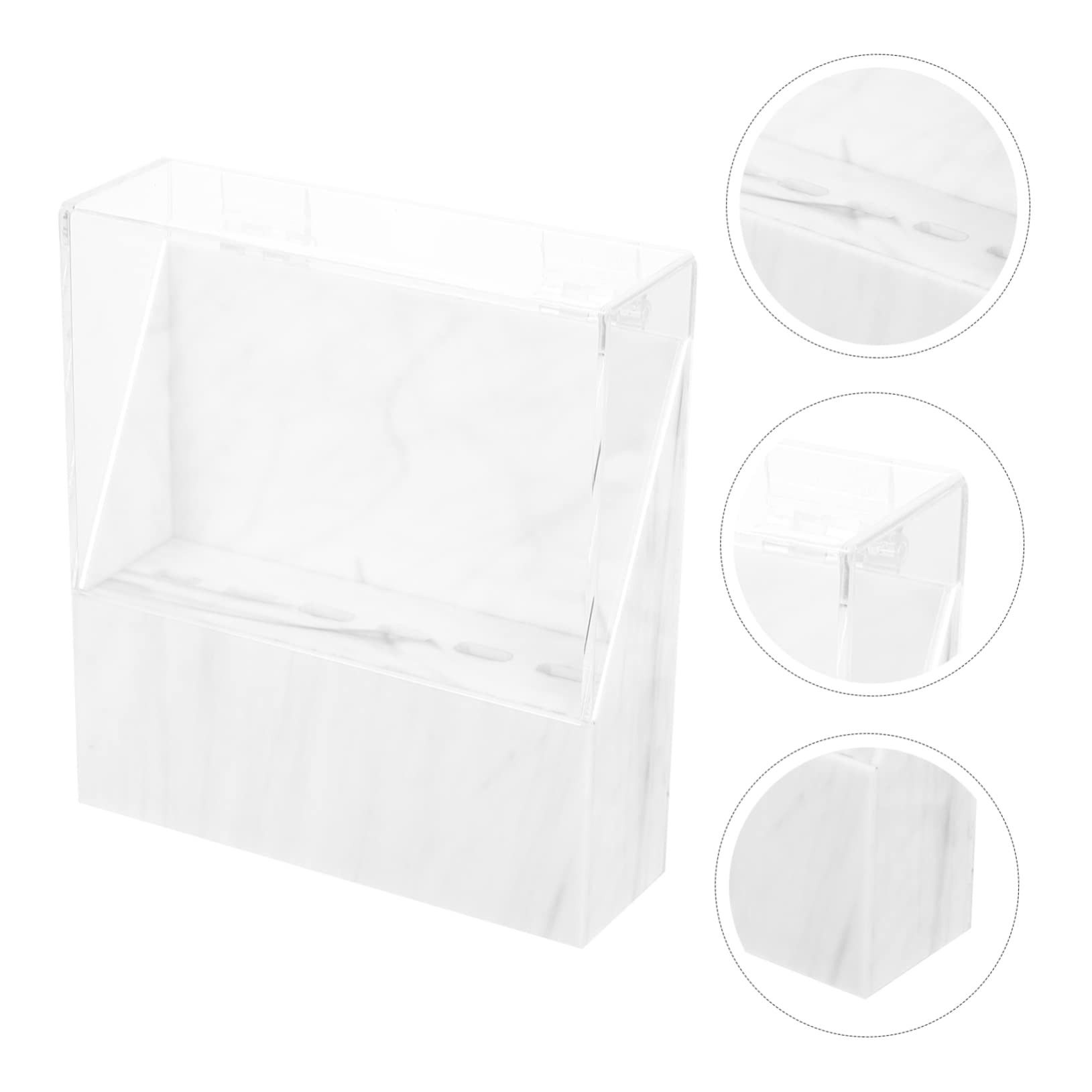 NOLITOY 6 Hole Acrylic Eyelash Tweezers Rack - Professional Beauty Tweezers Holder for Salon & Home Use - Stylish Lash Tech Essentials Stand - Perfect for Eyelash Extension, Makeup & Beauty Organization