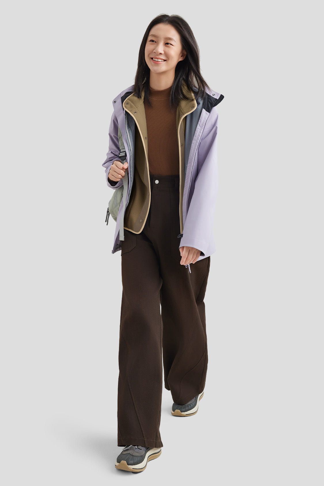 MicroWarm Women's Fleece Jacket - Lightweight Winter Coat, Soft Thermal Outerwear for Hiking, Camping & Outdoor Activities