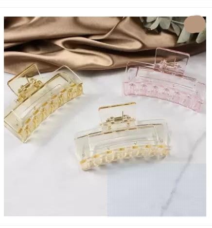 Shyambika Multicolor Hair Clips for Women - Stylish Hair Claw Clutcher Accessories | Perfect for Parties, Weddings & Everyday Use