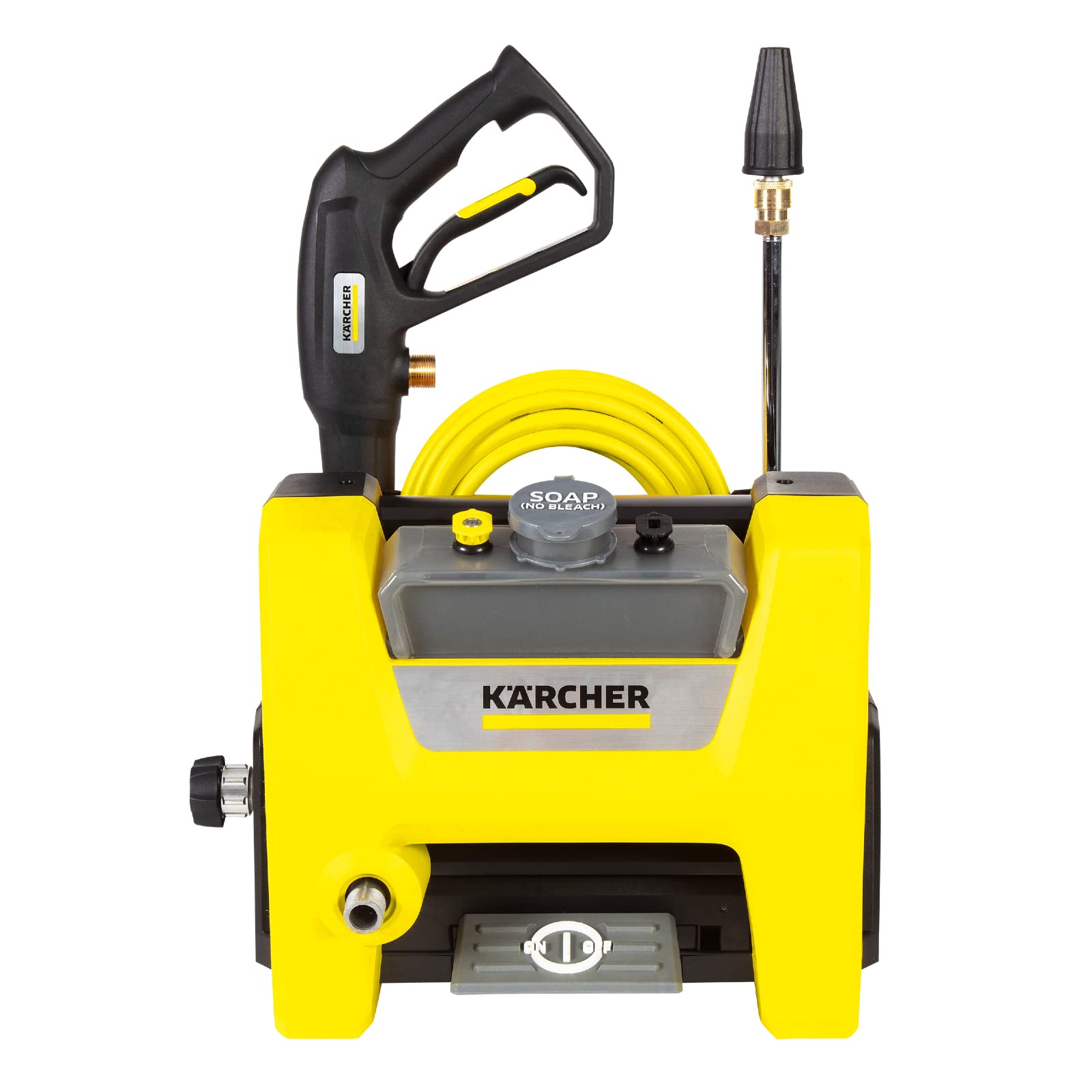 Karcher K1800PS Cube 1800 PSI 1.2 GPM Electric Pressure Washer with Turbo Nozzle, 15° Nozzle & Soap Nozzle - Perfect for Home, Driveway, Patio & Car Cleaning