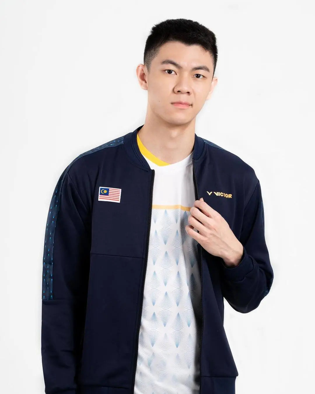 Victor 55th Anniversary Edition J 5503B Men's Navy Bomber Jacket - Lightweight Windbreaker for Outdoor Activities & Casual Wear