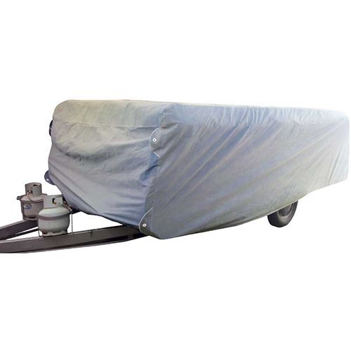 Best Caravan Cover for Large Campers - Fits 10.5 to 12.5 ft Length & 88 in Width - Heavy Duty Weather Protection for RV, Travel Trailer & Motorhome Storage