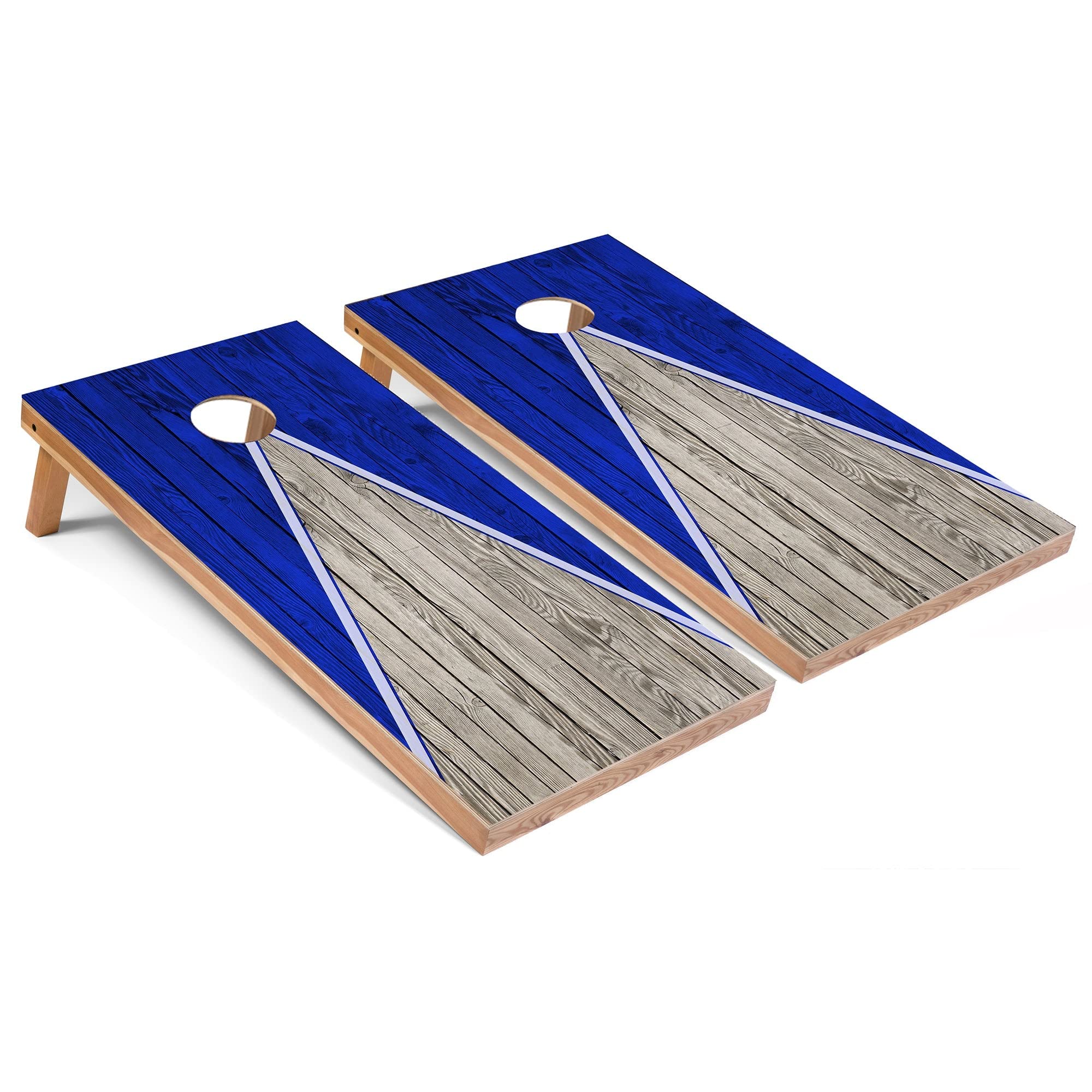 Premium Royal Pyramid Regulation 2x4 Corn Hole Board Game Set - 8 Bean Bags, Carrying Case & Accessories for Backyard, Tailgating, Beach & Outdoor Parties