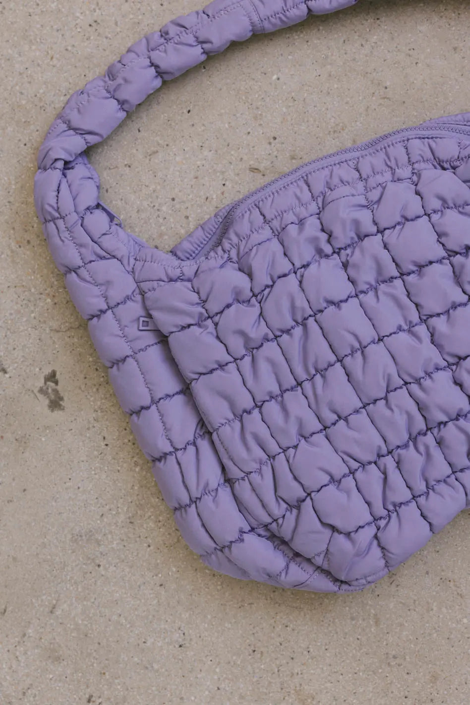 Lavender Nora Quilted Tote Bag - Stylish Women's Shoulder Handbag for Work, Travel & Shopping | Final Sale
