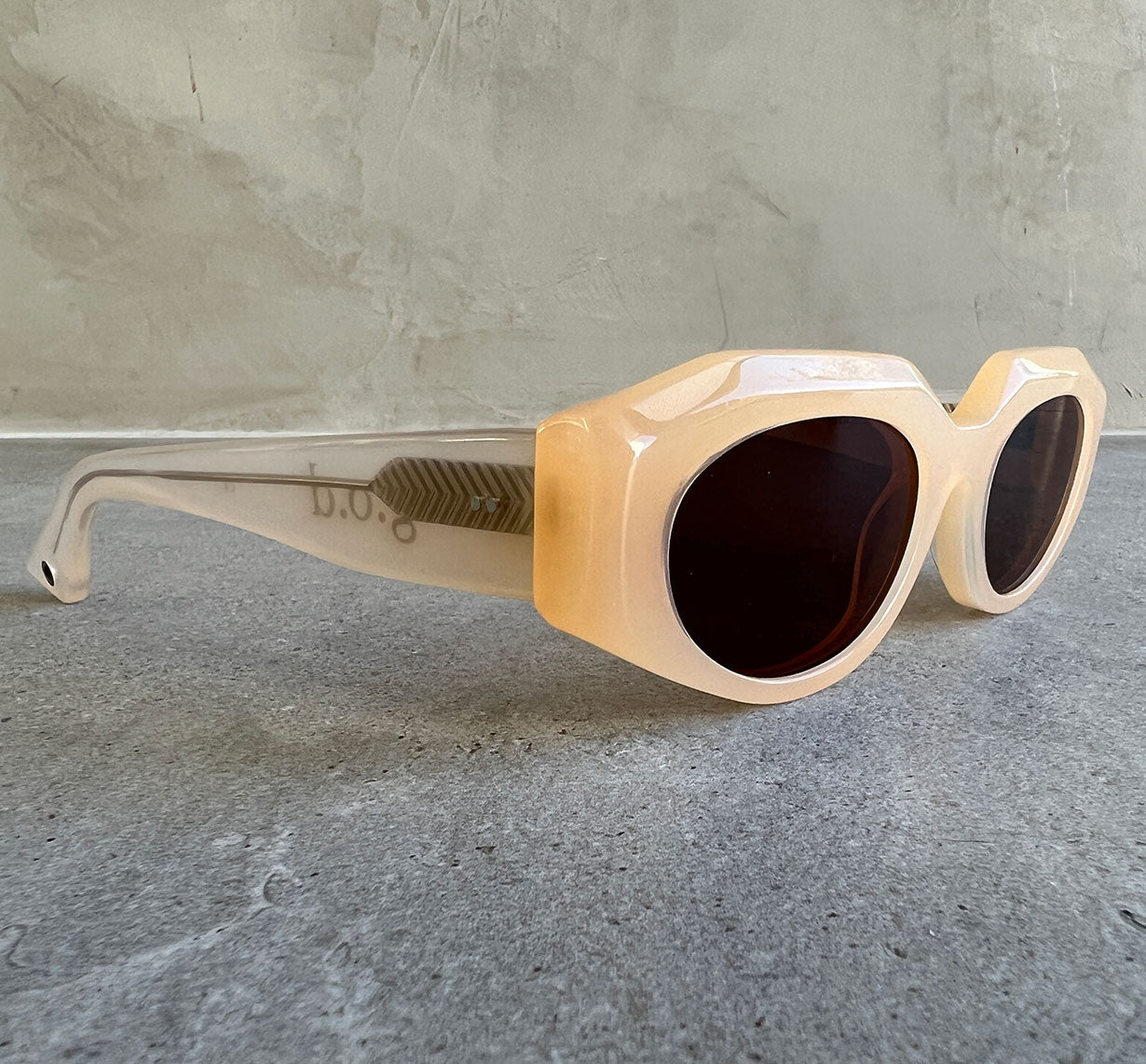 GOD TWENTY SEVEN Polarized Sunglasses for Women & Men - Milk Ivory Frame with UV Protection - Perfect for Driving, Beach & Outdoor Activities
