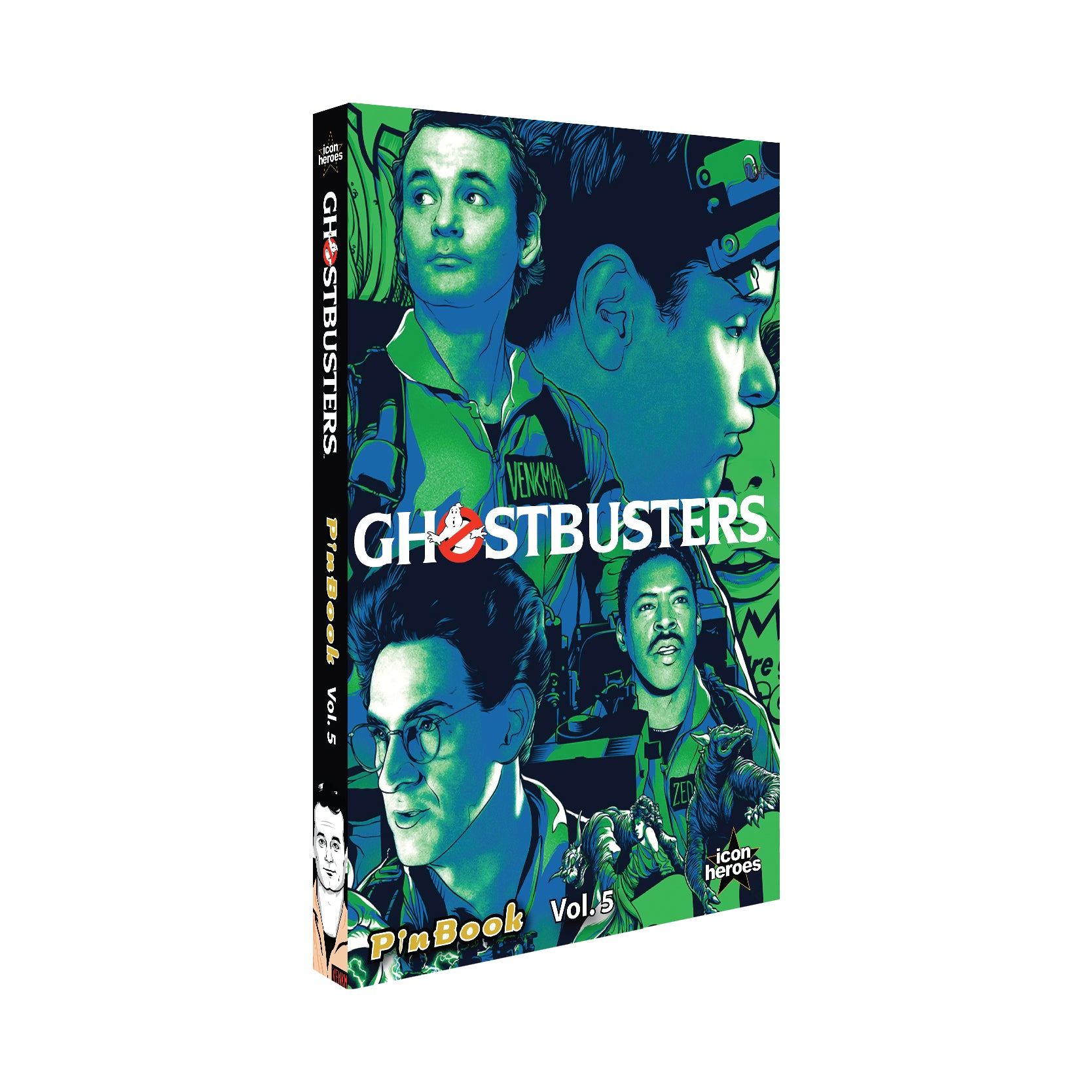 Ghostbusters Enamel Pins Collection - PinBook Vol.5 Limited Edition - Perfect for Cosplay, Backpacks & Pin Collectors