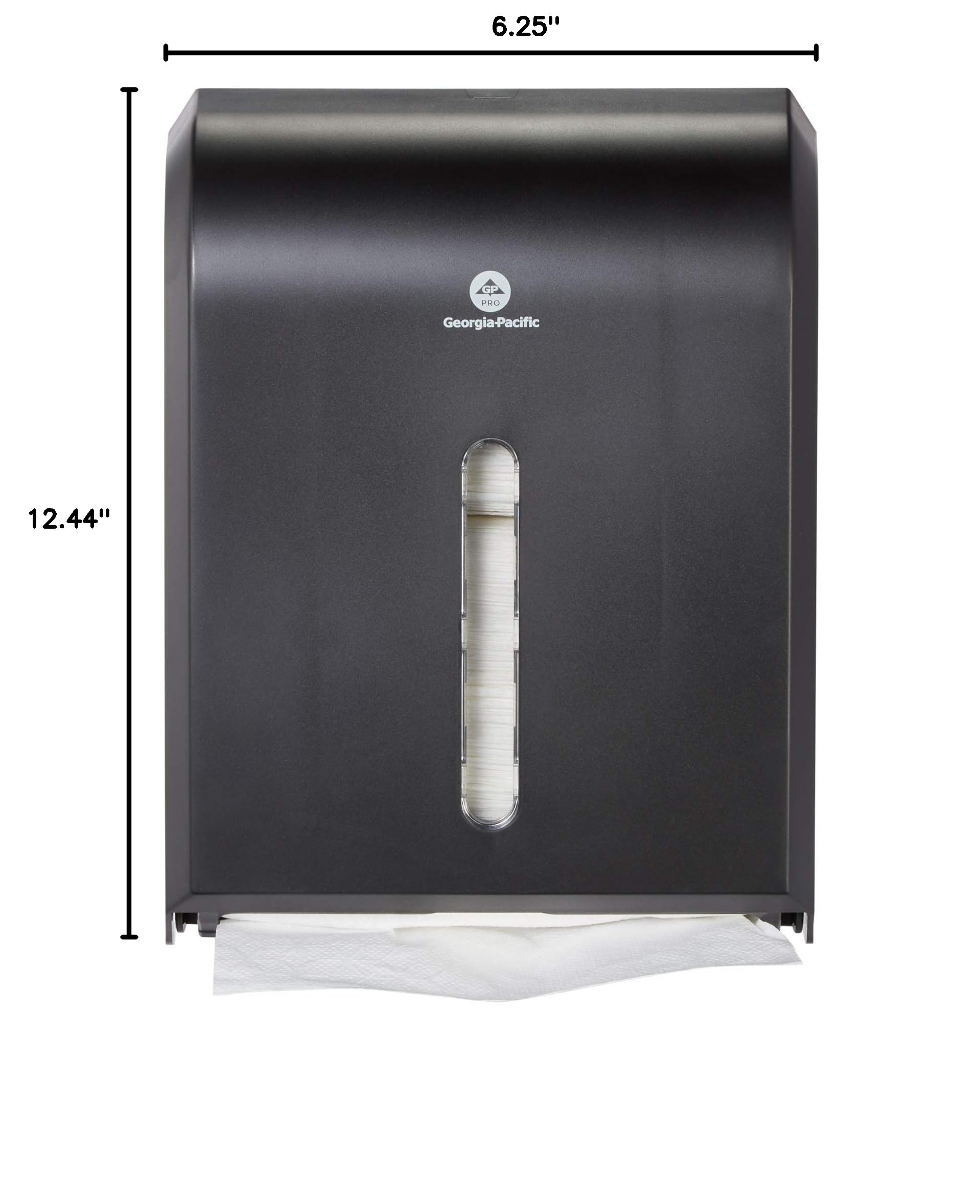 Georgia-Pacific Combi-Fold Paper Towel Dispenser - Heavy Duty Commercial Black Dispenser for Restaurants, Offices & Public Restrooms
