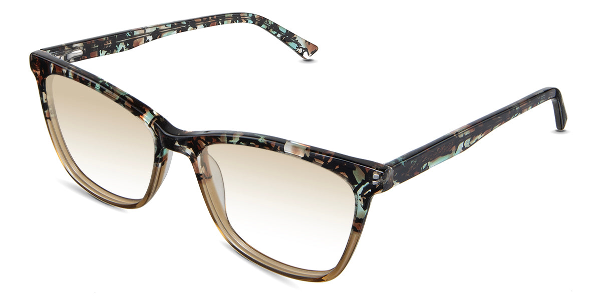 Paisley Print Women's Prescription Tinted Glasses - Stylish & UV Protection for Outdoor Activities, Driving, and Fashion Accessories
