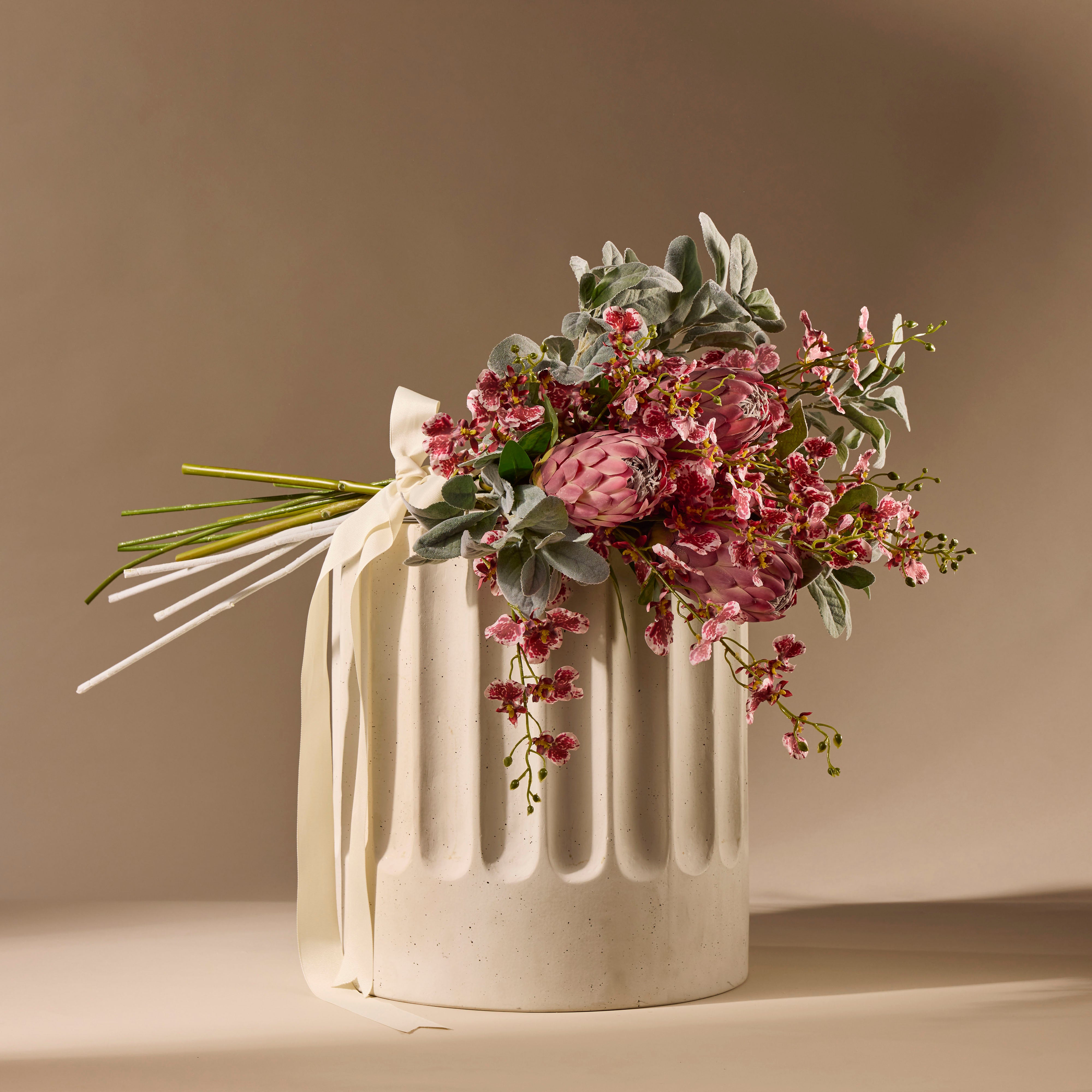 Artificial Lambs Ear Greenery Spray - 28