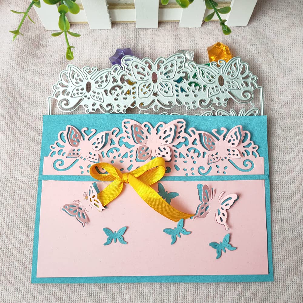 Butterfly Lace Metal Craft Die Cut for Scrapbooking, Photo Albums, Greeting Cards & Paper Carving - Perfect for DIY Crafts, Wedding Invitations, and Home Decor Projects