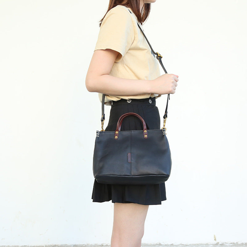 Handmade Italian Leather Work Handbag for Women - Elegant & Durable Professional Office Bag, Business Tote, Travel & Everyday Use
