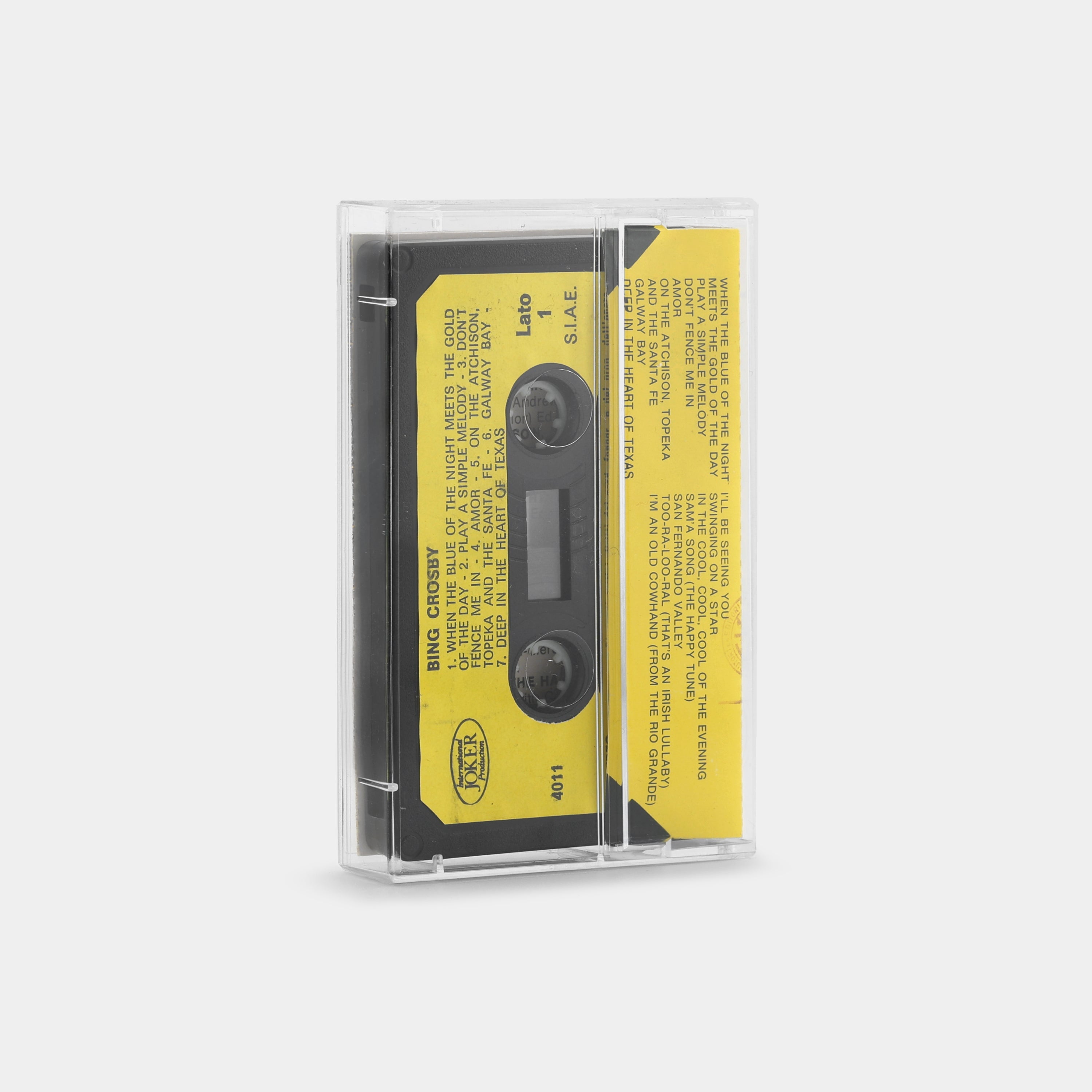 Bing Crosby Cassette Tape - Classic Christmas Music Collection - Vintage Audio for Home, Car & Retro Music Lovers