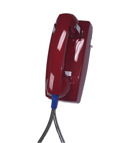 ITT 2554 AHCNDL RD Vintage Wall Phone with Metal Cradle - Classic Rotary Dial Telephone for Home Decor, Office Retro Style & Movie Props